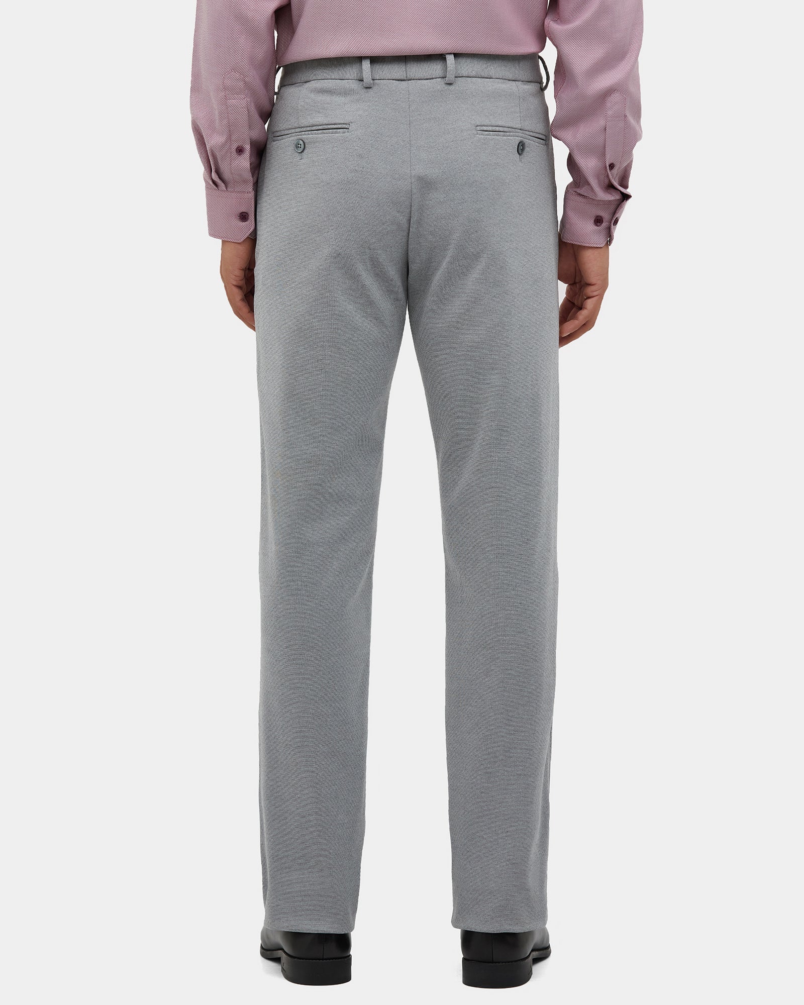 Grey Solid Trouser - Clark