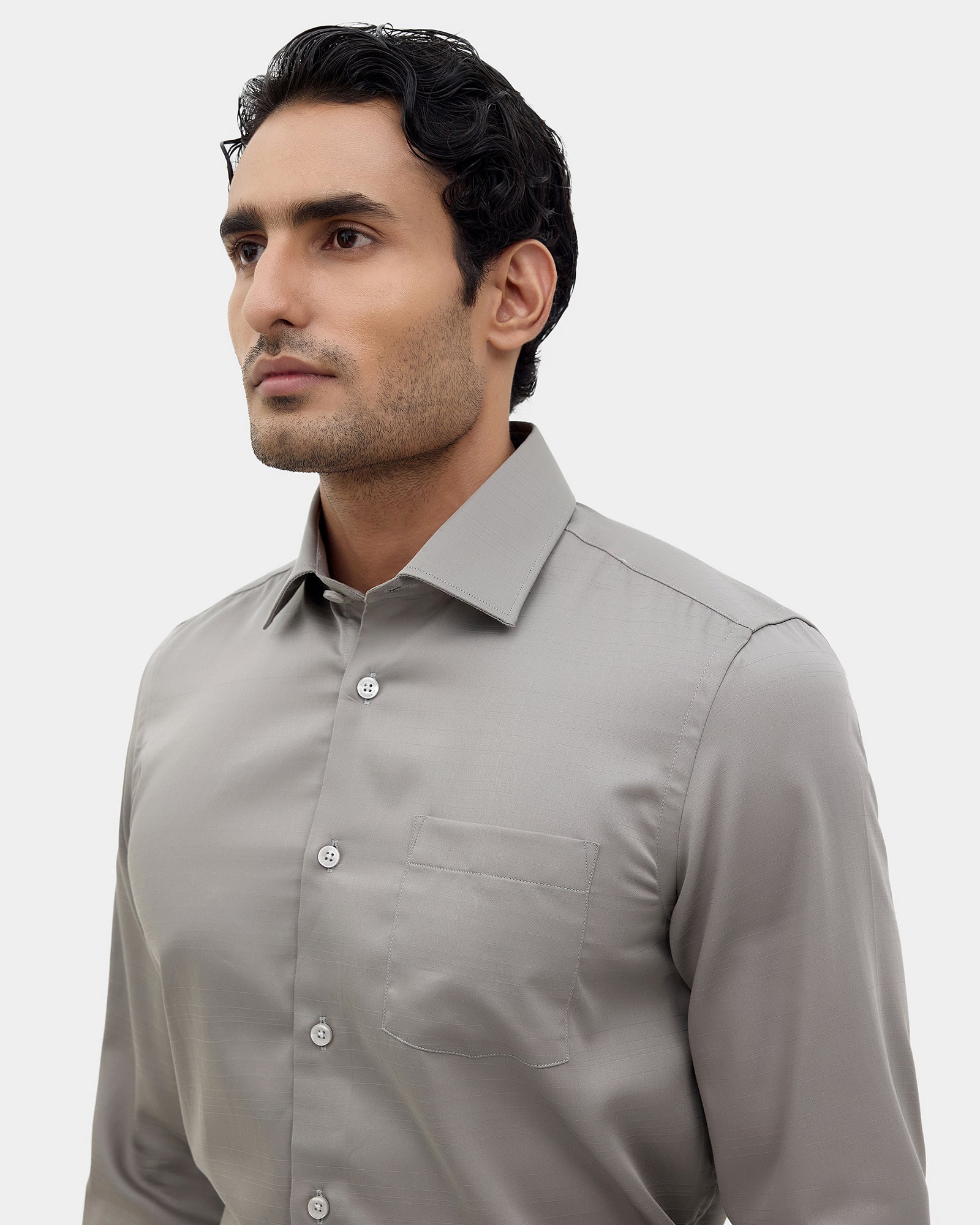 Grey Stripe Shirt - Ciri