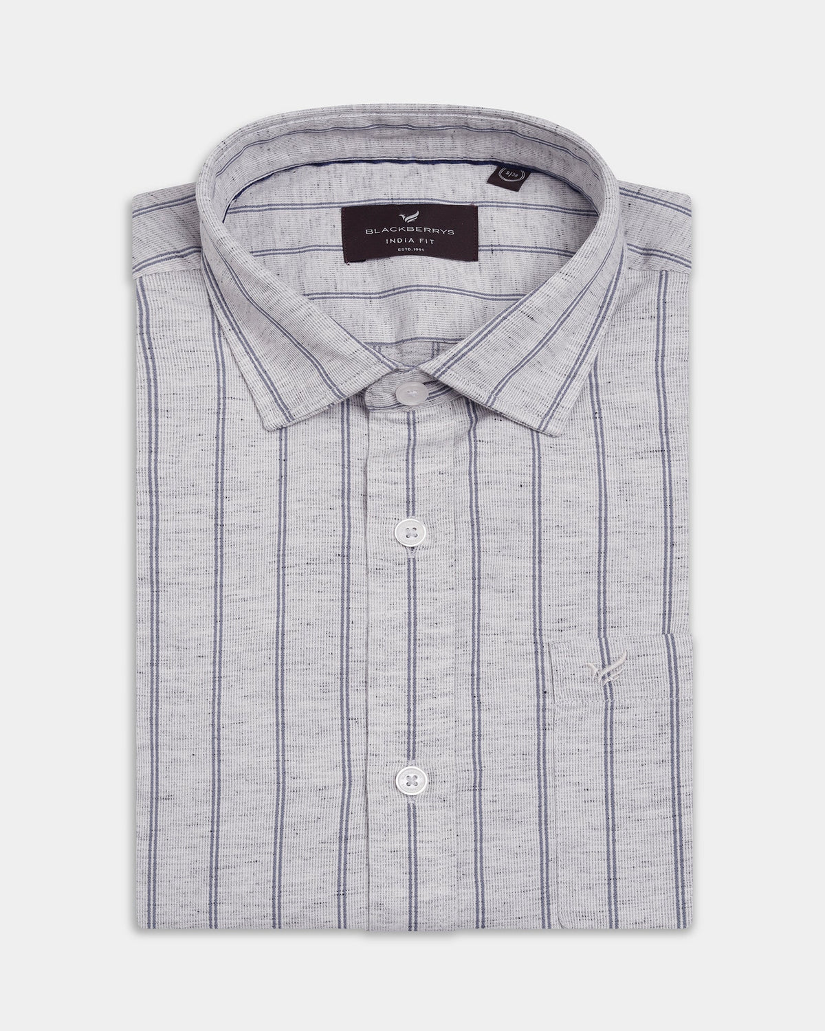 Grey Stripe Shirt - Jeson