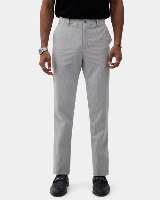 Grey Stripe Trouser - Ebel