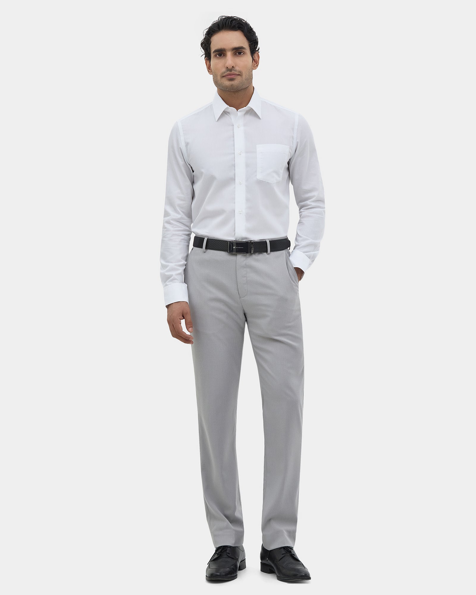 Grey Technowaist Textured Trouser - Skagen