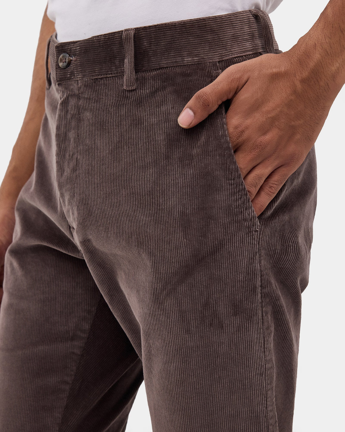 Grey Corduroy Khakis - Pamir