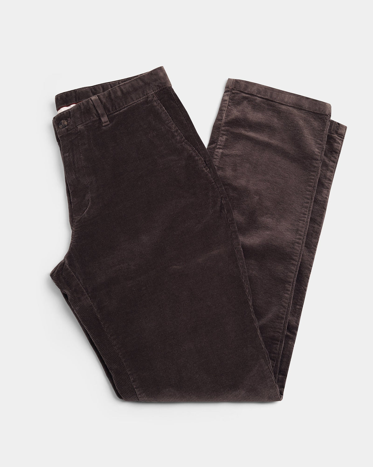 Grey Corduroy Khakis - Black