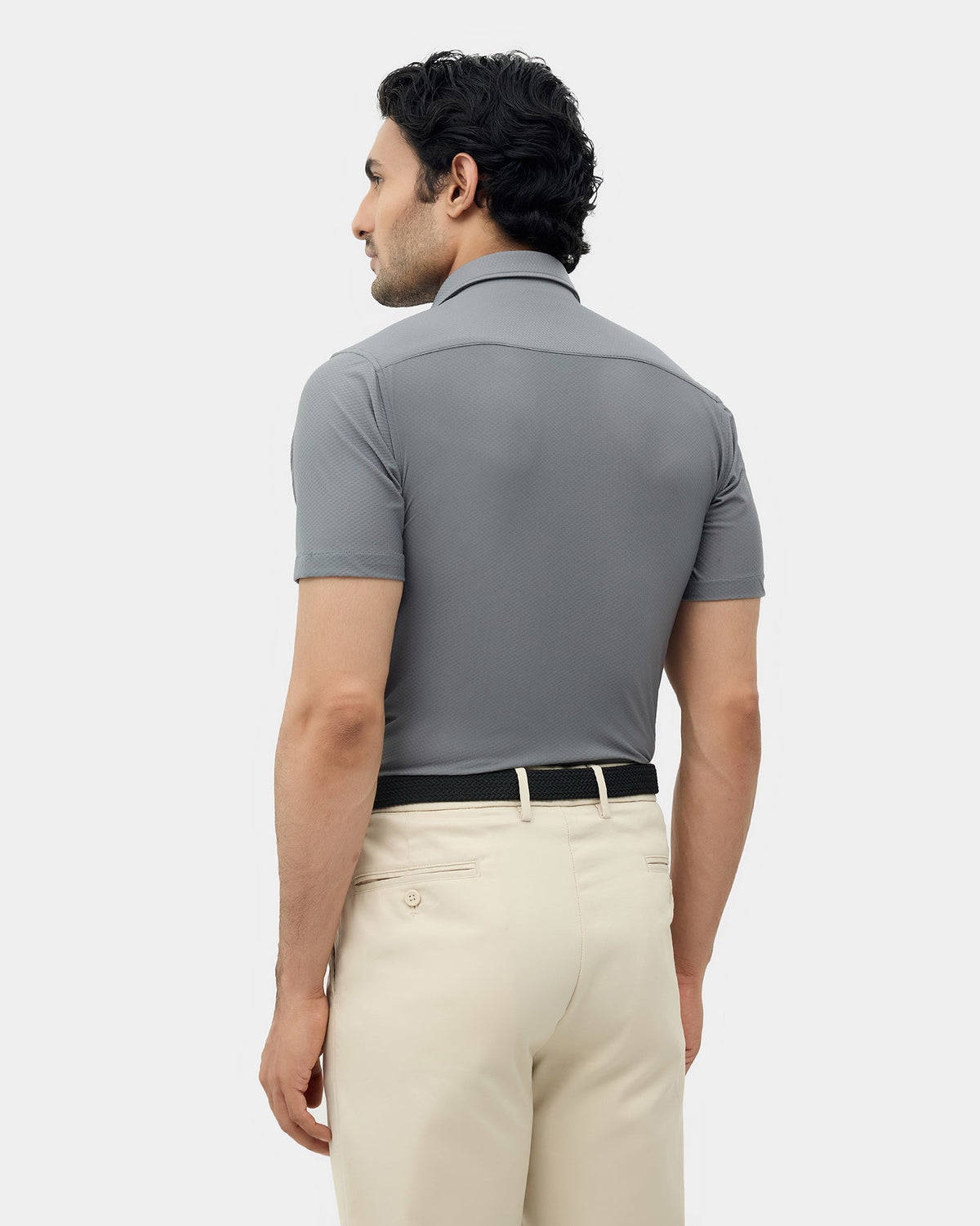 Grey Textured Shirt - Squale