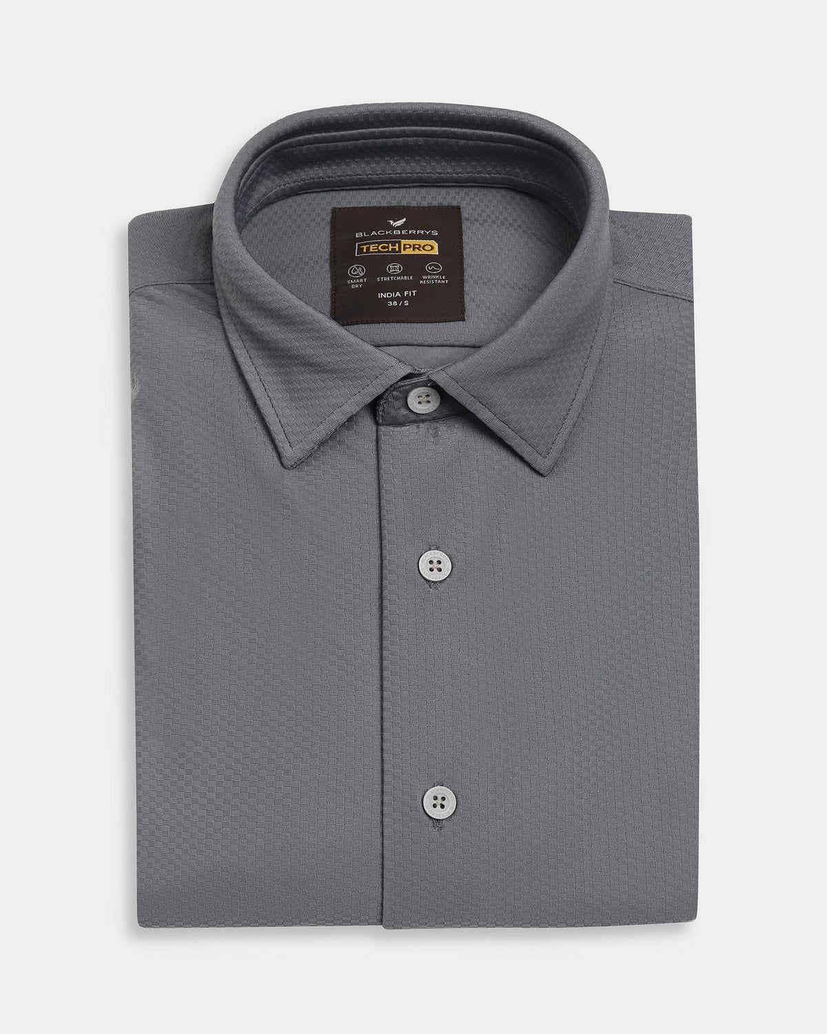 Grey Textured Shirt - Squale