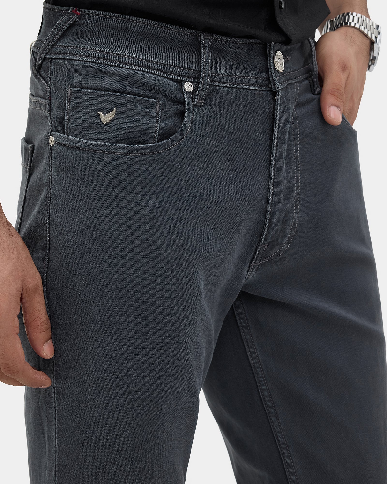 Grey Ultrasoft Slim Comfort Fit Jeans - Zef