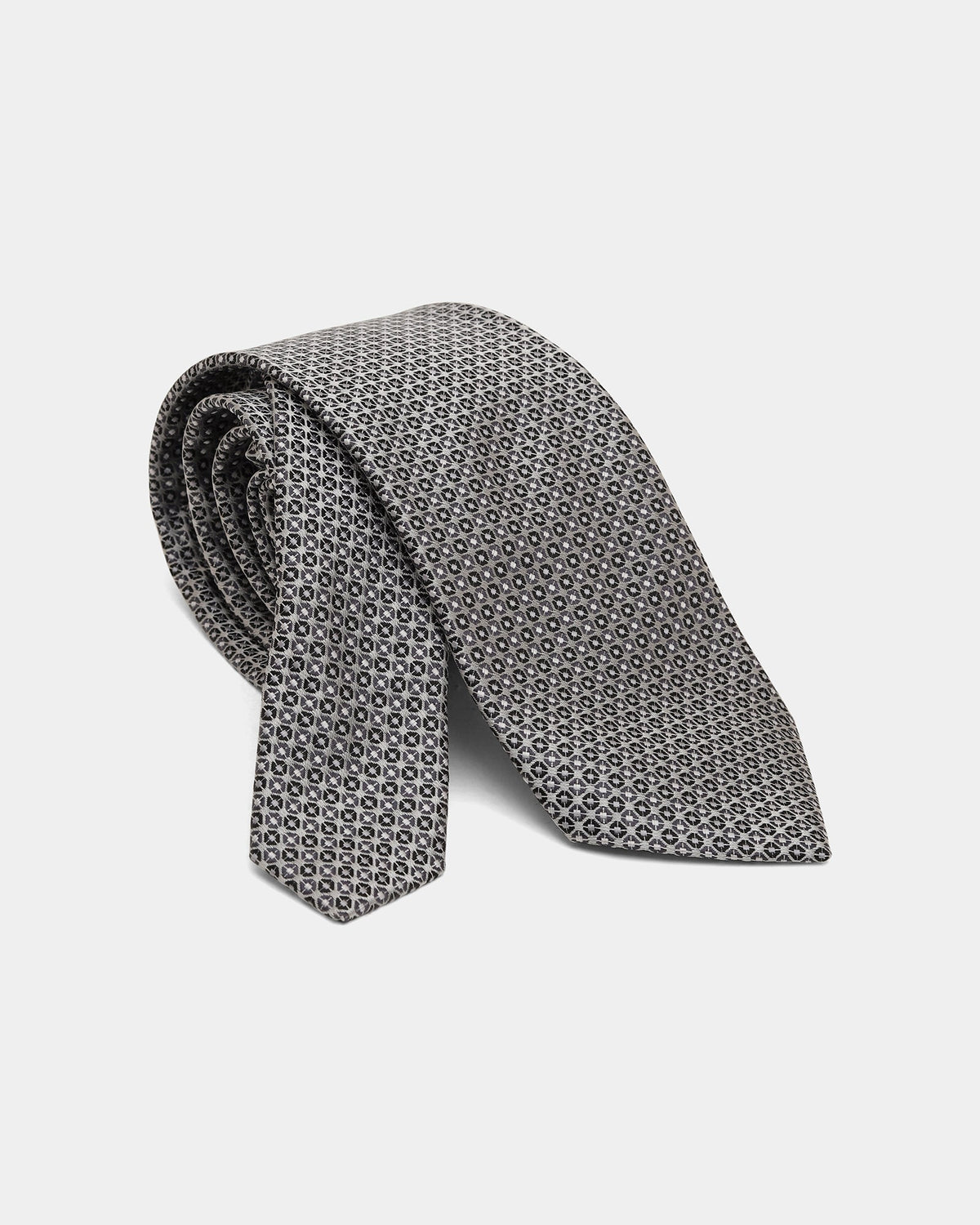 Greyy Jacquard Tie - Doris