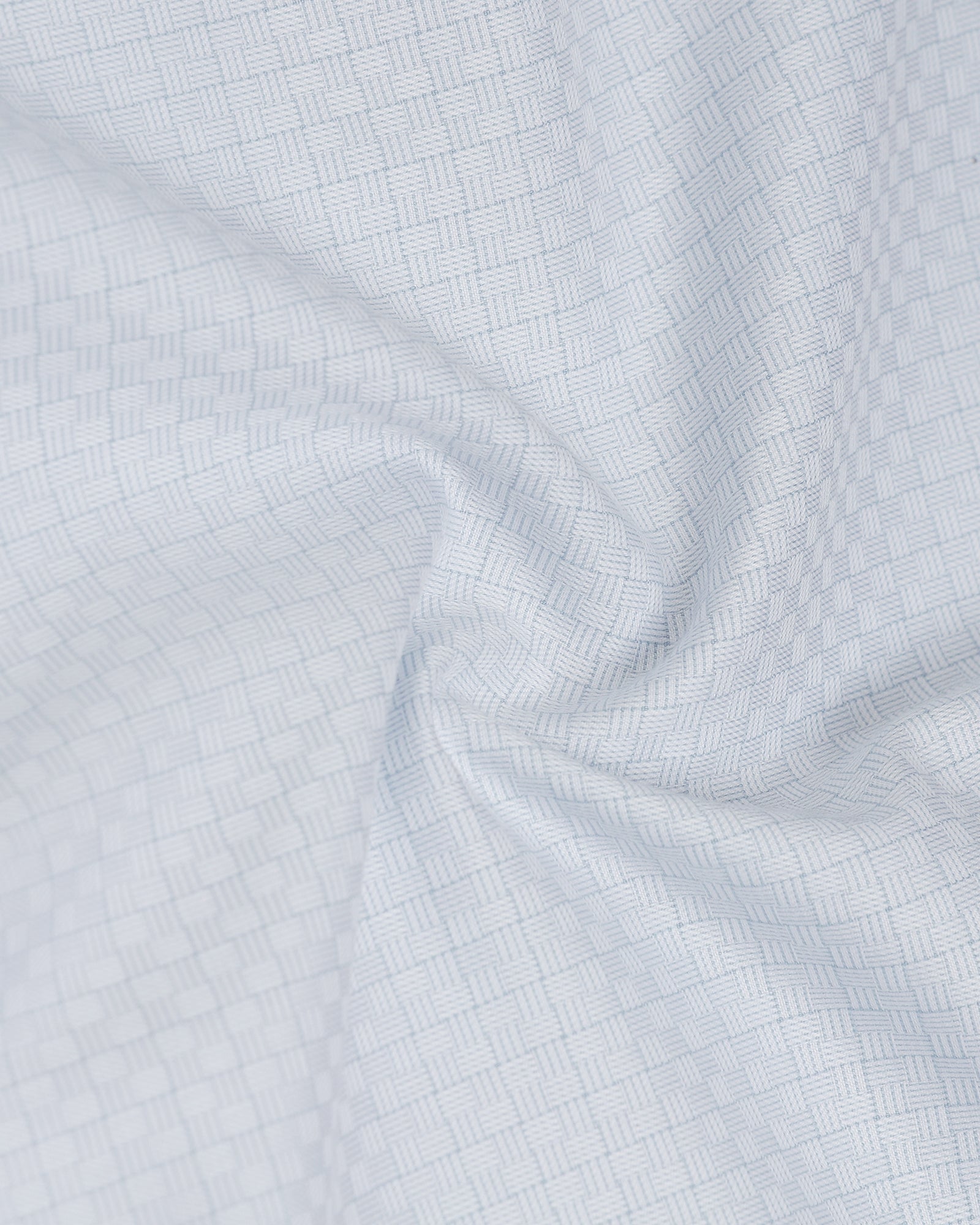Ice Blue Non Iron Textured Shirt - Elon