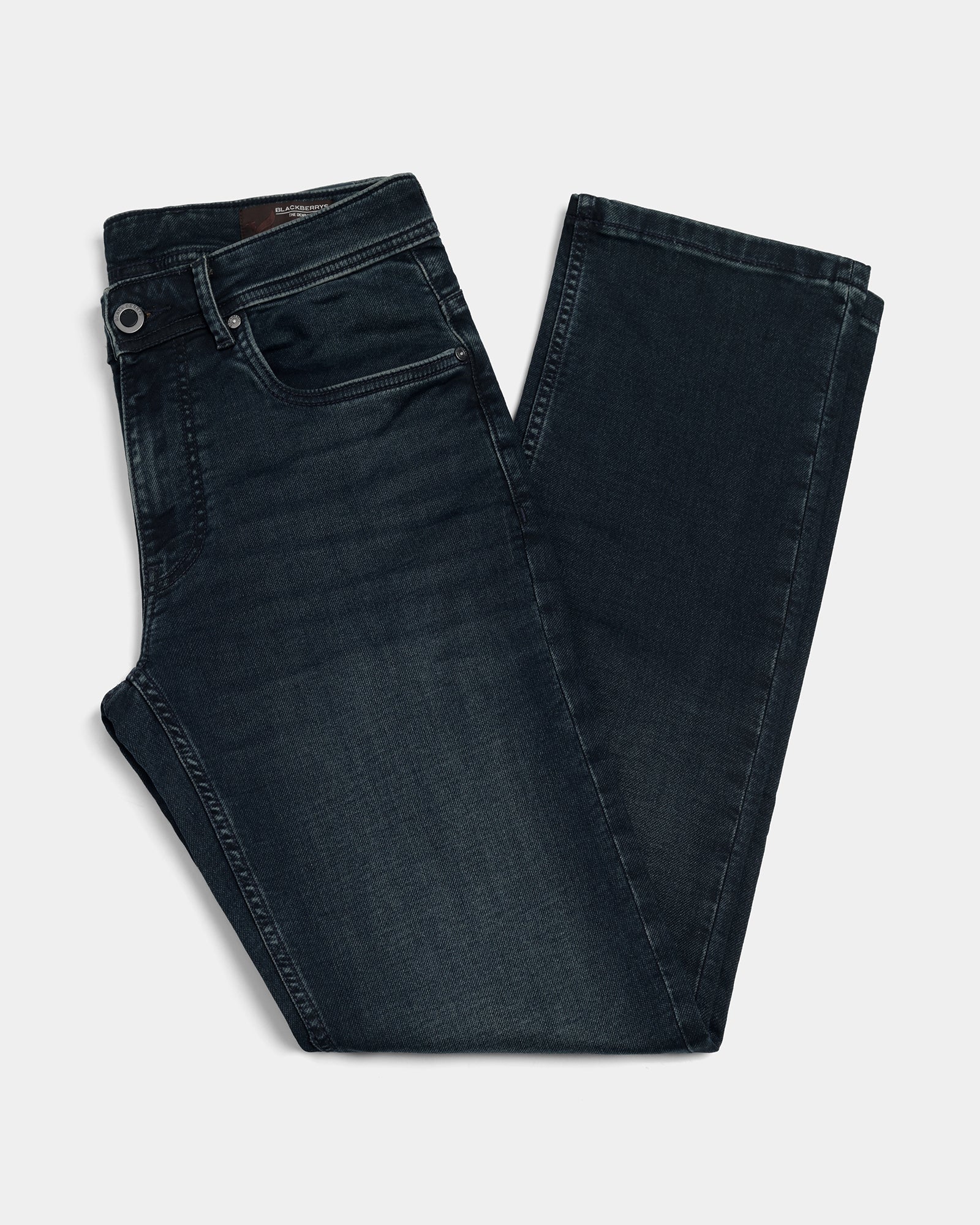 Indigo Ultrasoft Straight Comfort Jeans - Gordan