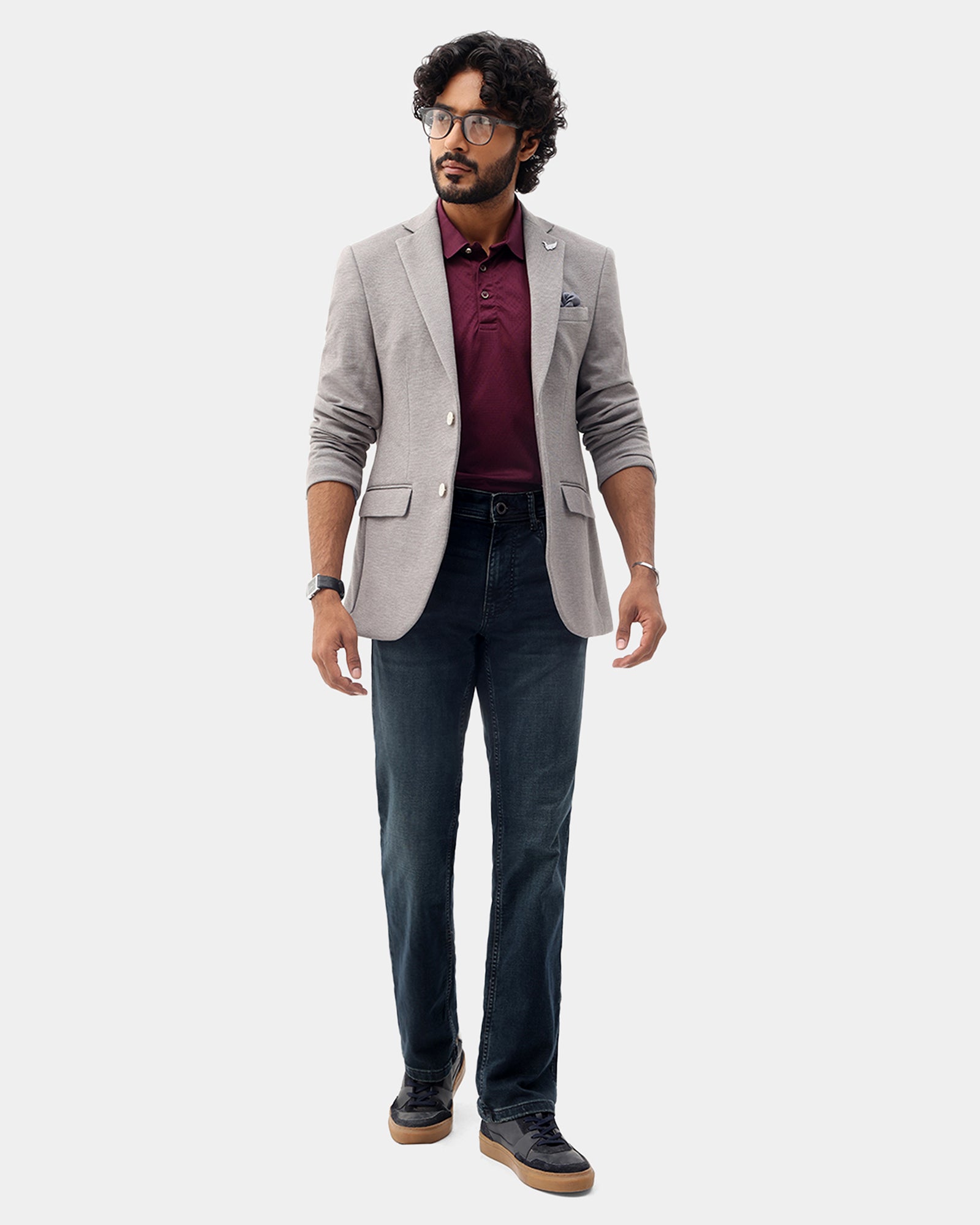 Indigo Ultrasoft Straight Comfort Jeans - Gordan
