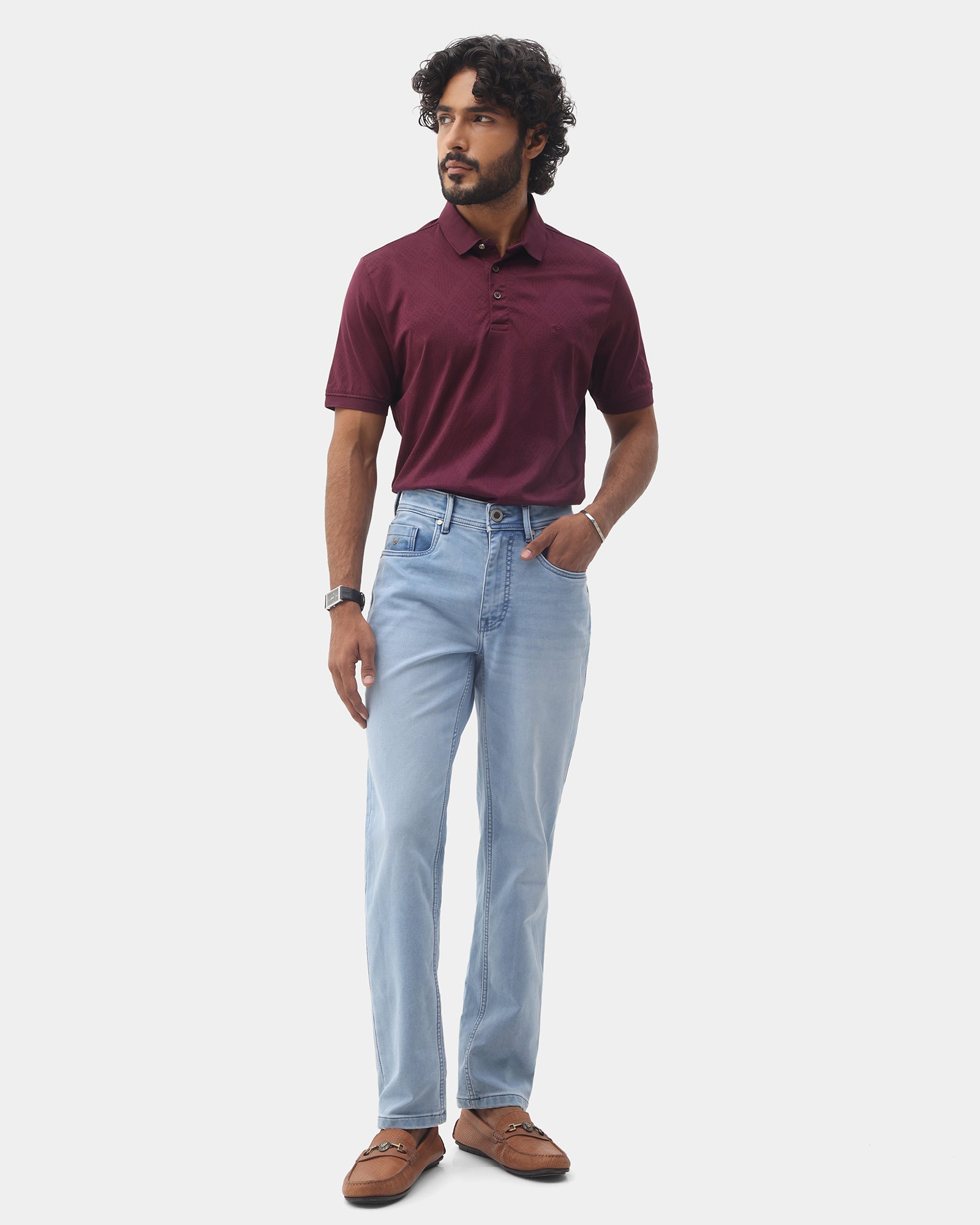 Indigo Ultrasoft Slim Comfort Jeans - David