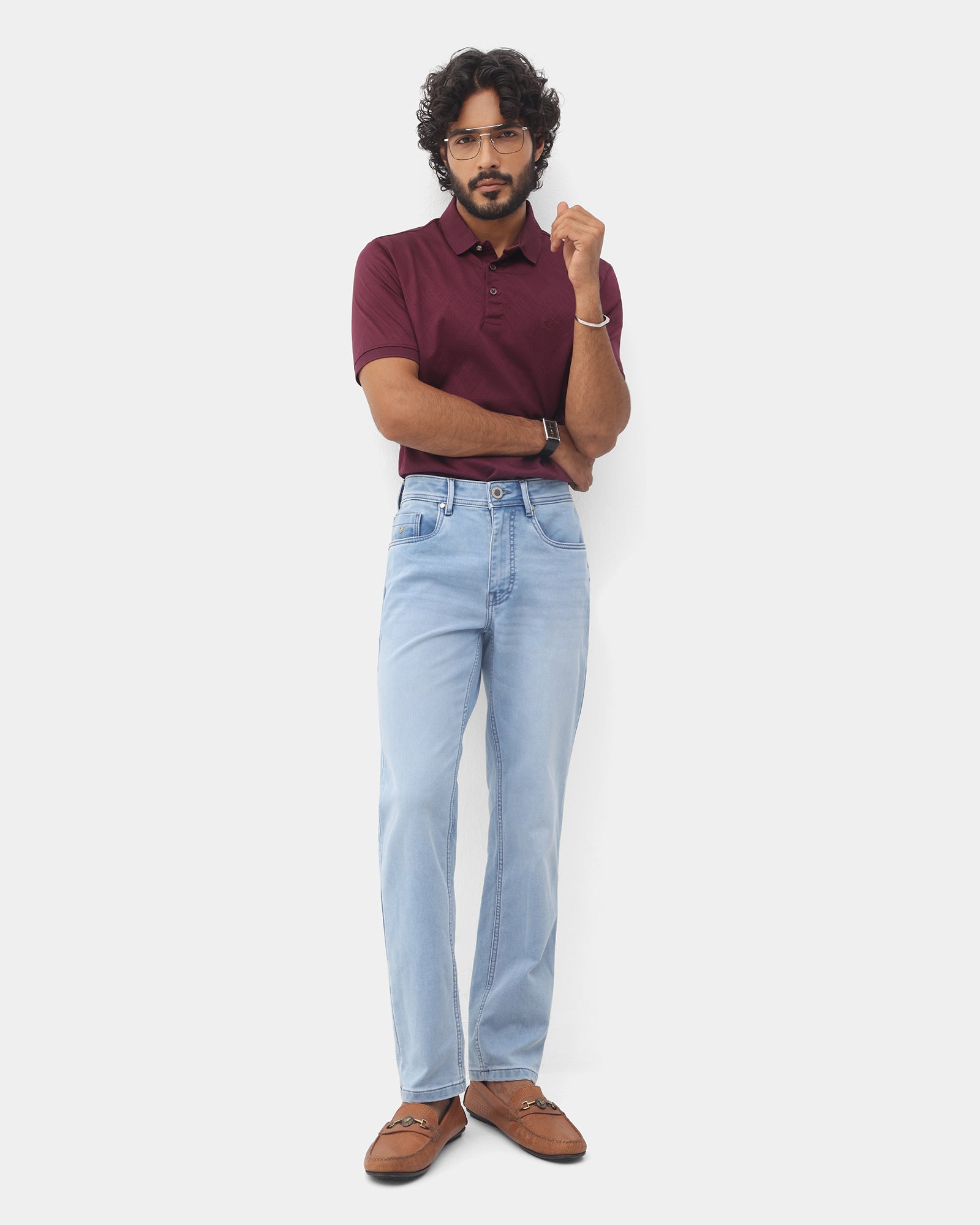 Indigo Ultrasoft Slim Comfort Jeans - David