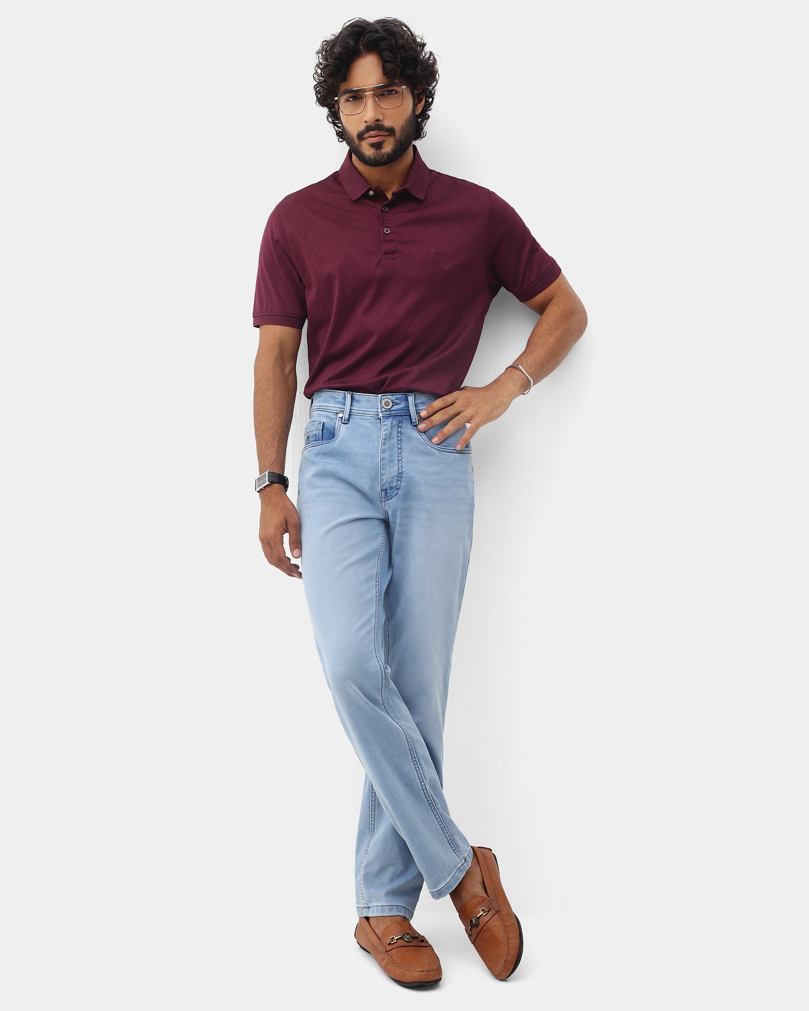 Indigo Ultrasoft Slim Comfort Jeans - David
