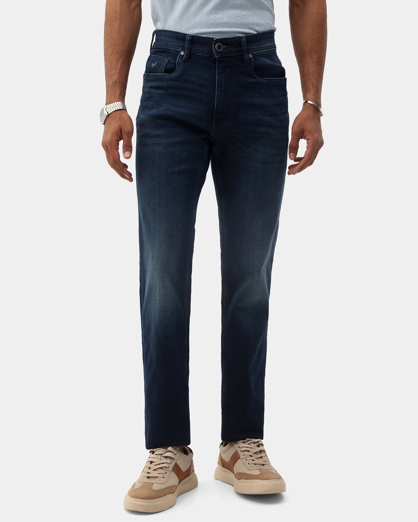 Indigo Superflex Slim Comfort Jeans - Slavco