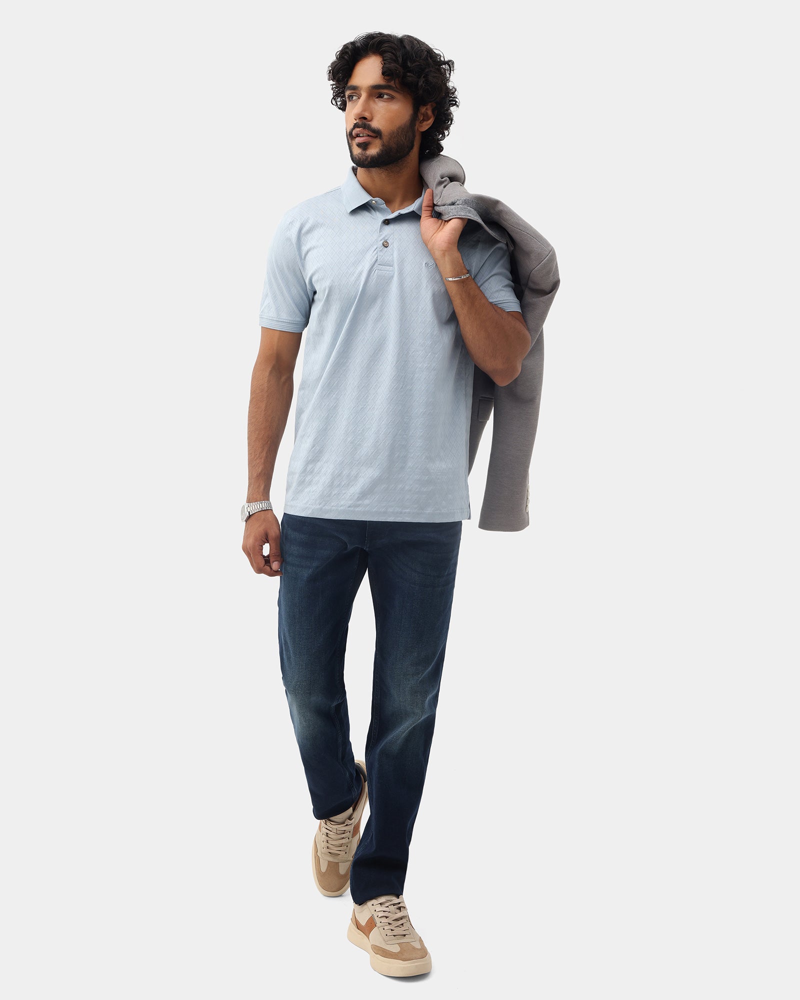 Indigo Superflex Slim Comfort Jeans - Slavco