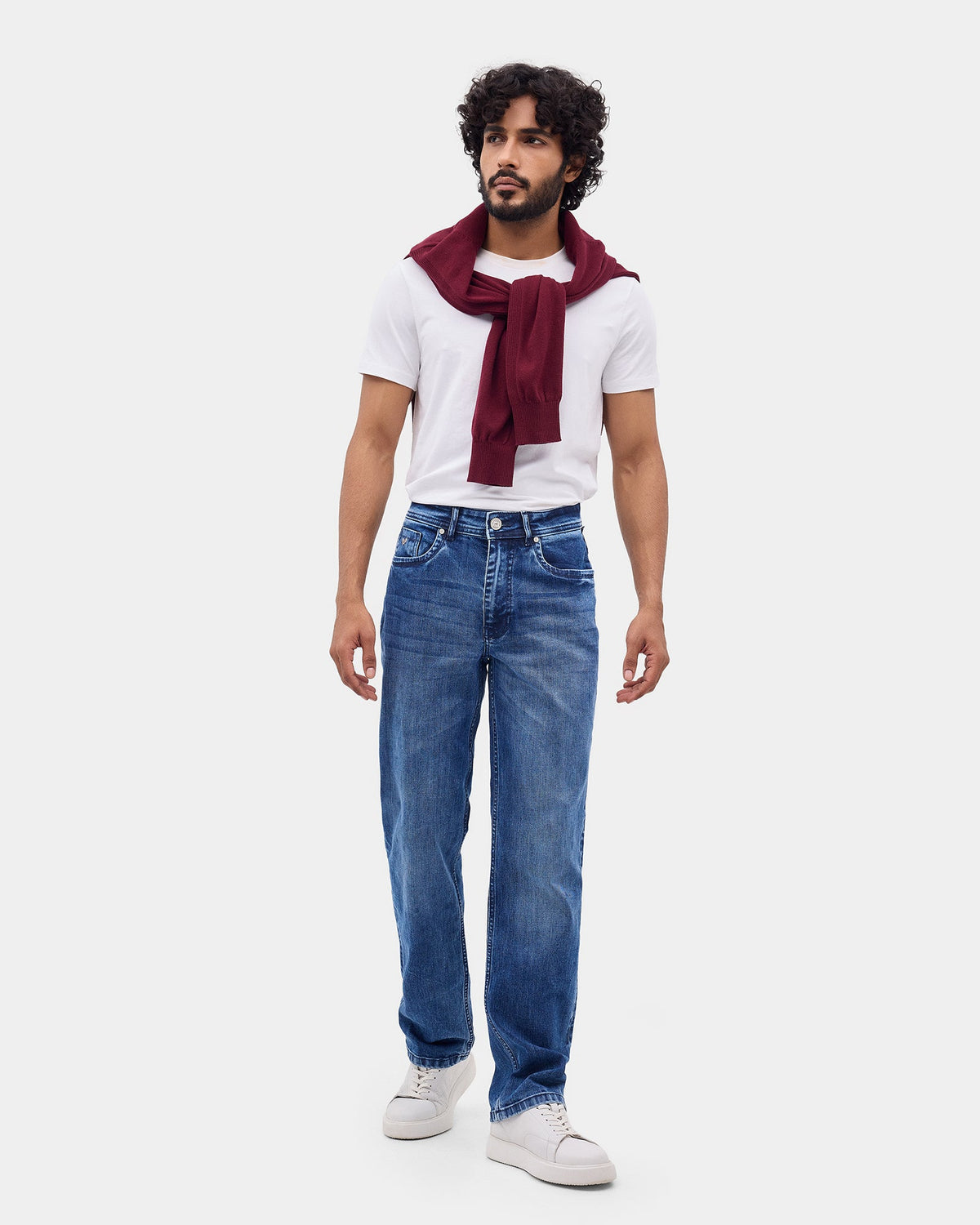 Indigo Super Clean Comfort Fit Jeans - Reflection