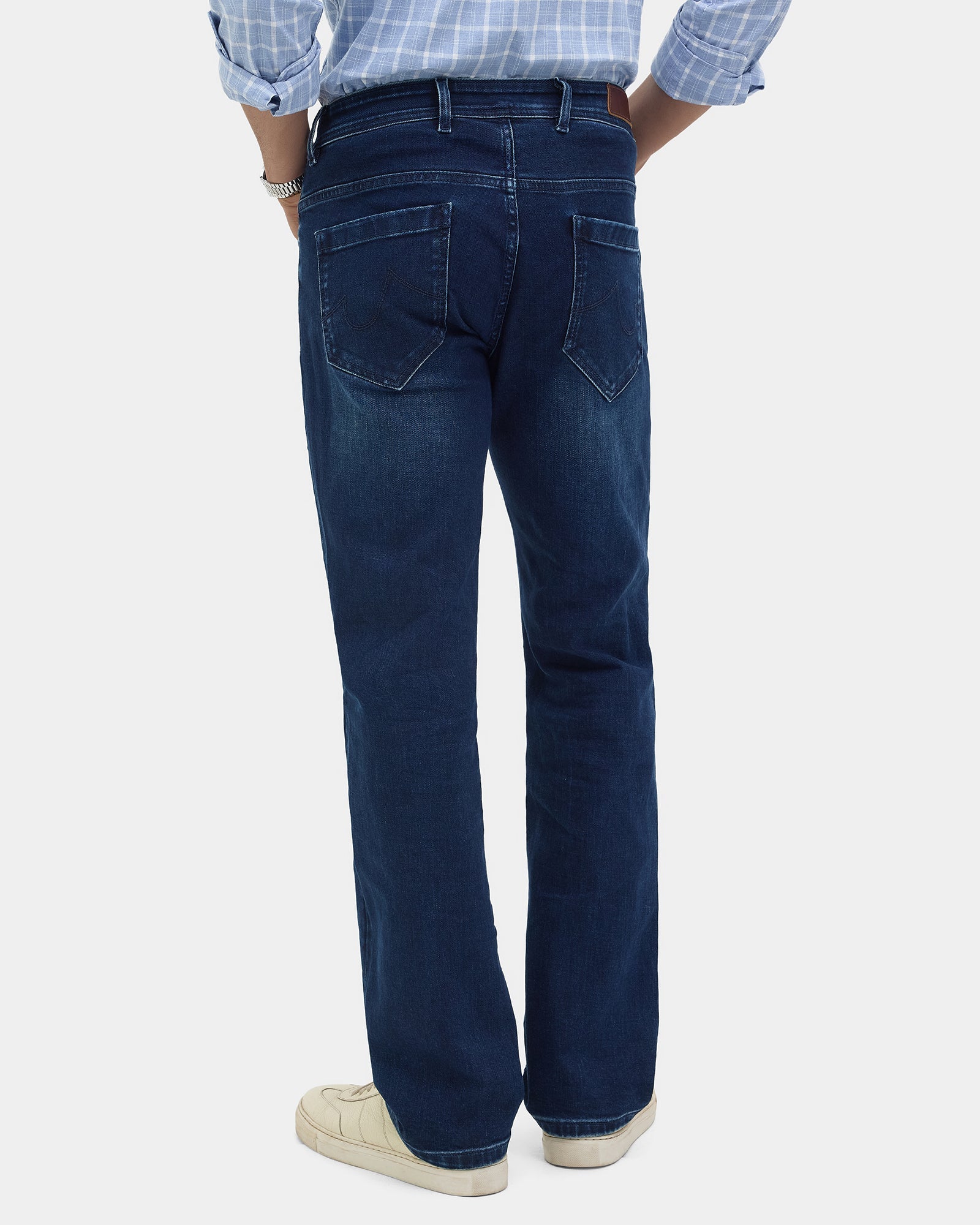 Indigo Super Clean Straight Comfort Fit Jeans - Kennet
