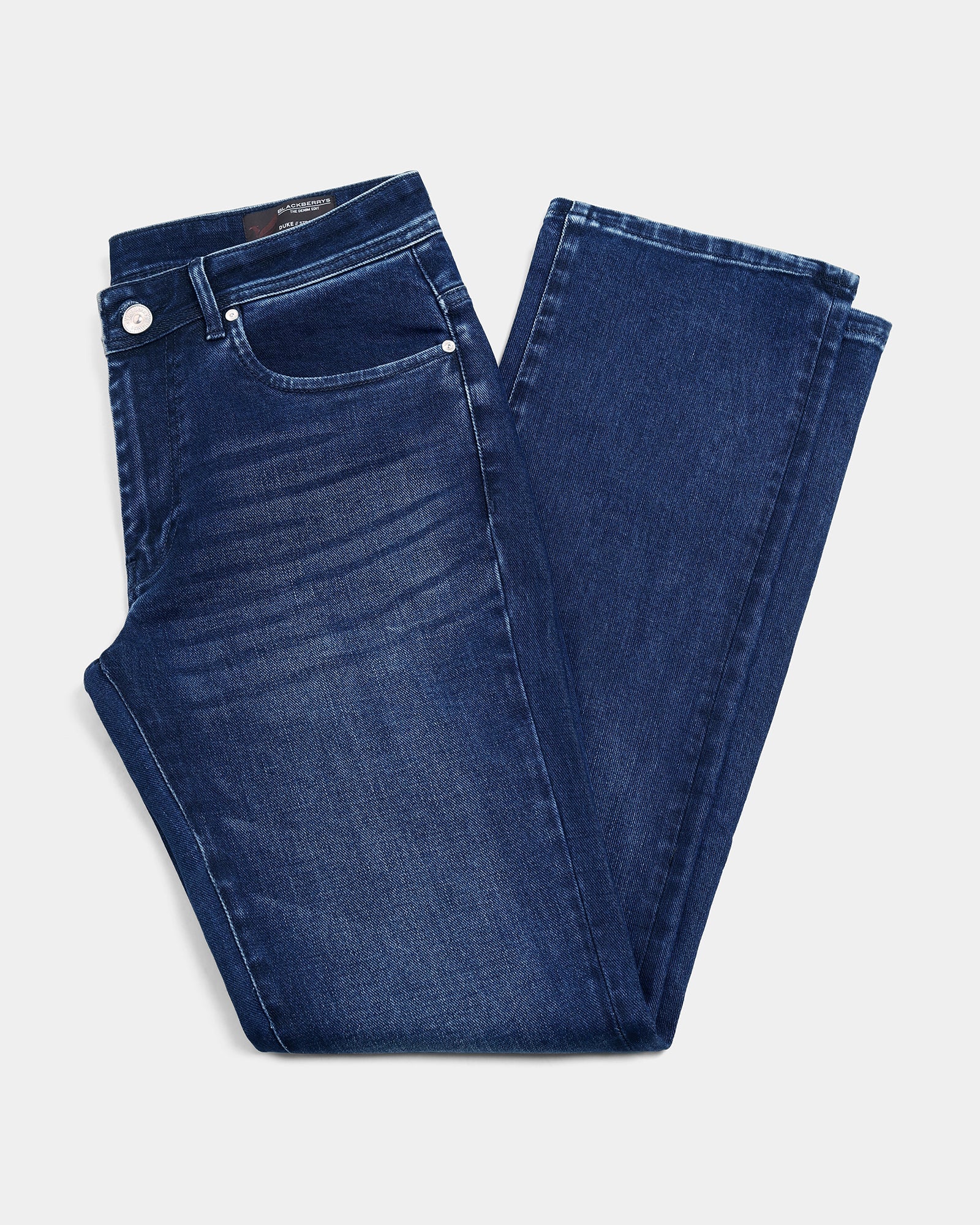 Indigo Super Clean Straight Comfort Fit Jeans - Kennet