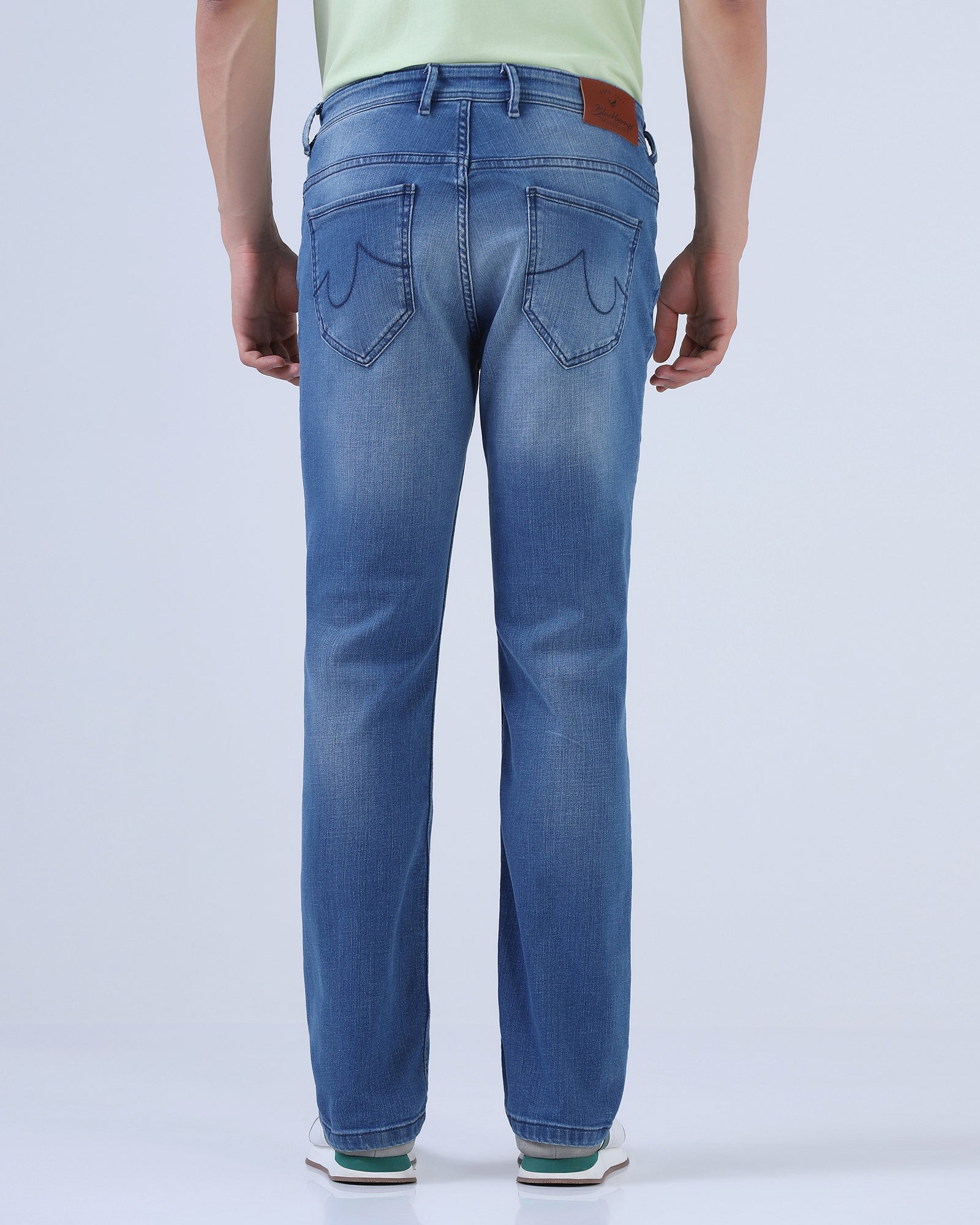 Indigo Superflex Straight Comfort Jeans - Hayden