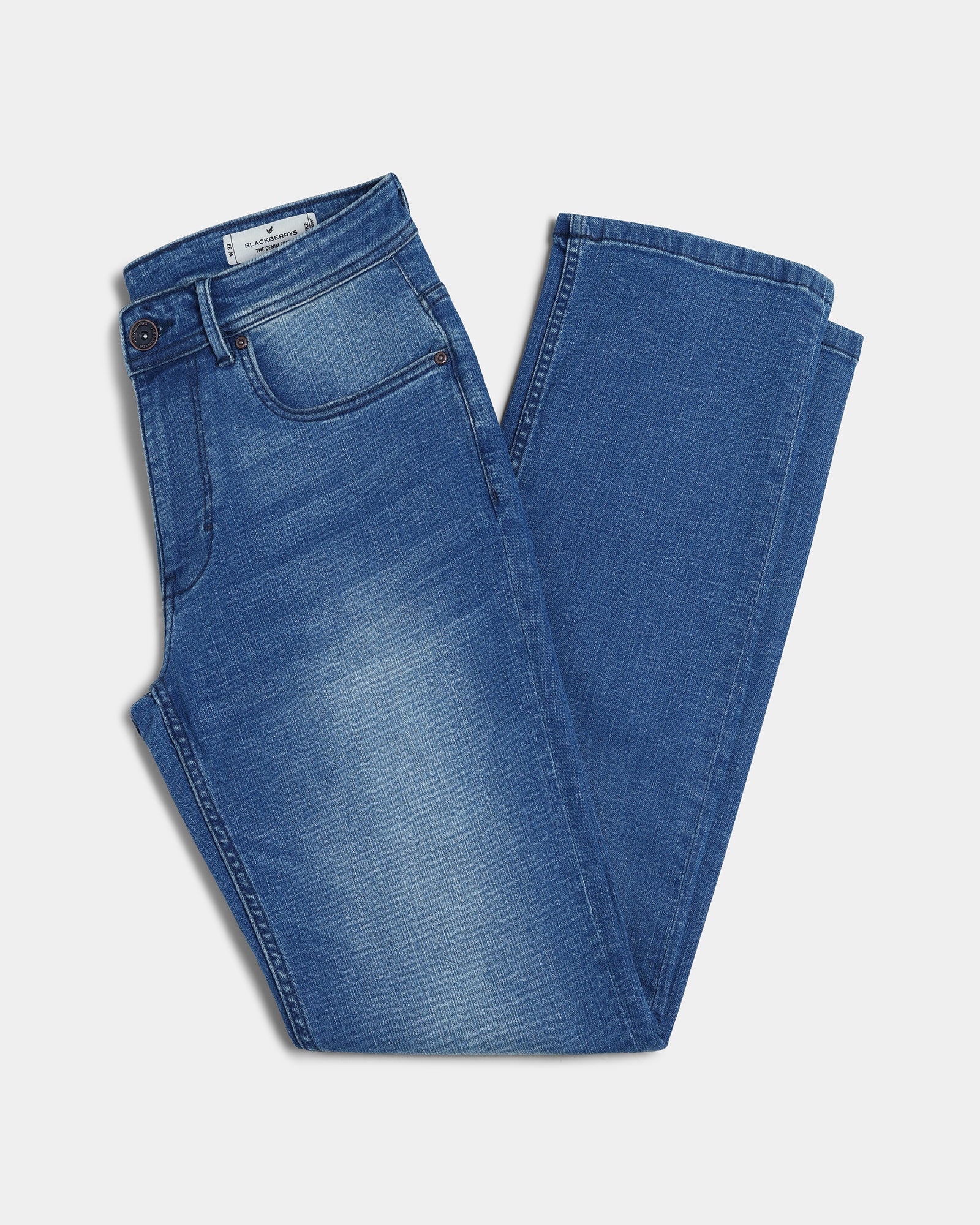Indigo Superflex Straight Comfort Jeans - Hayden