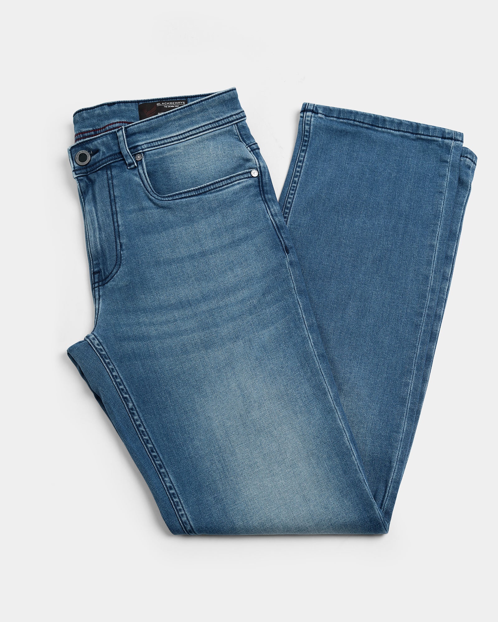 Indigo Superflex Straight Comfort Fit Jeans - Miloje