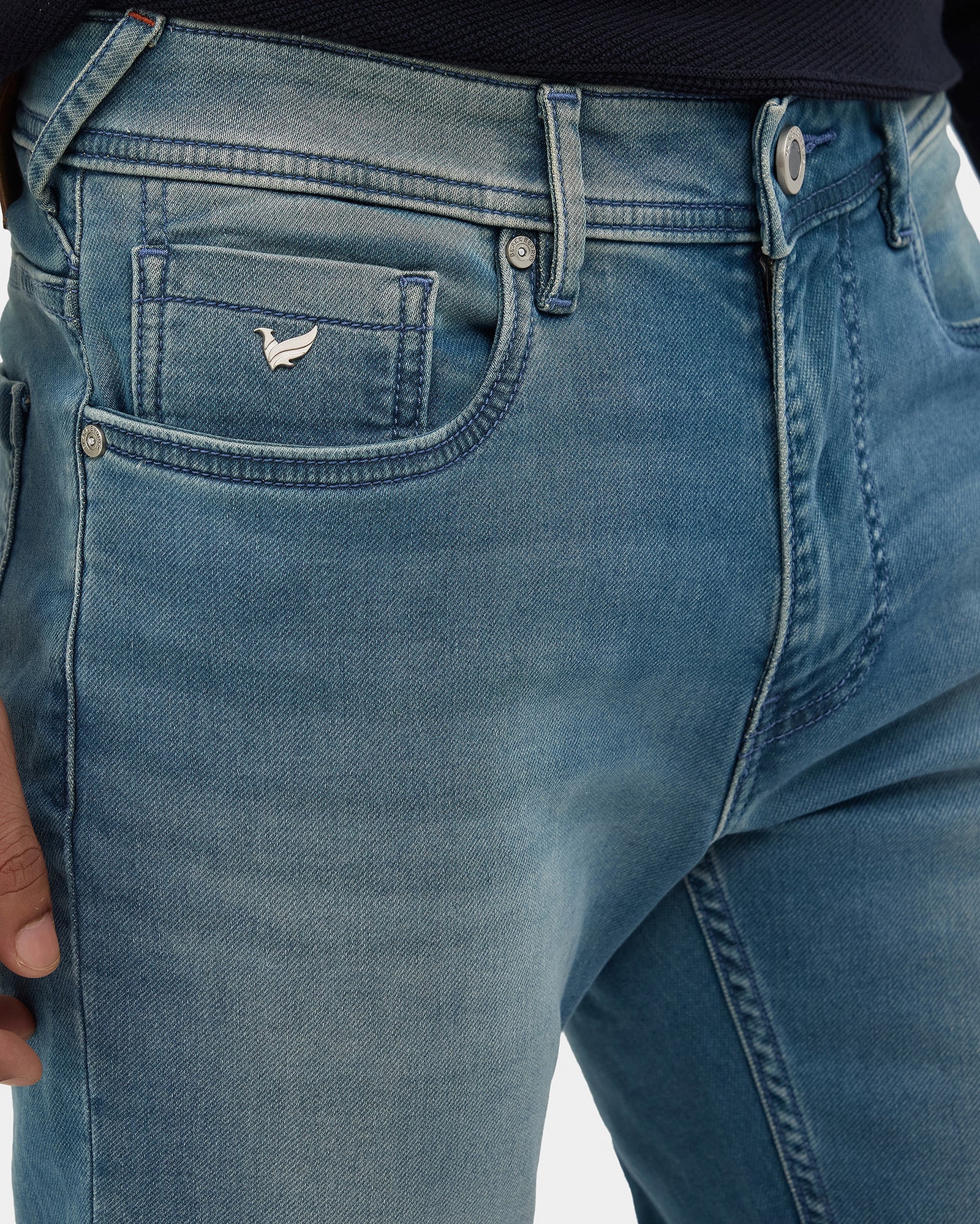 Indigo Ultrasoft Slim Comfort Fit Jeans - Branko