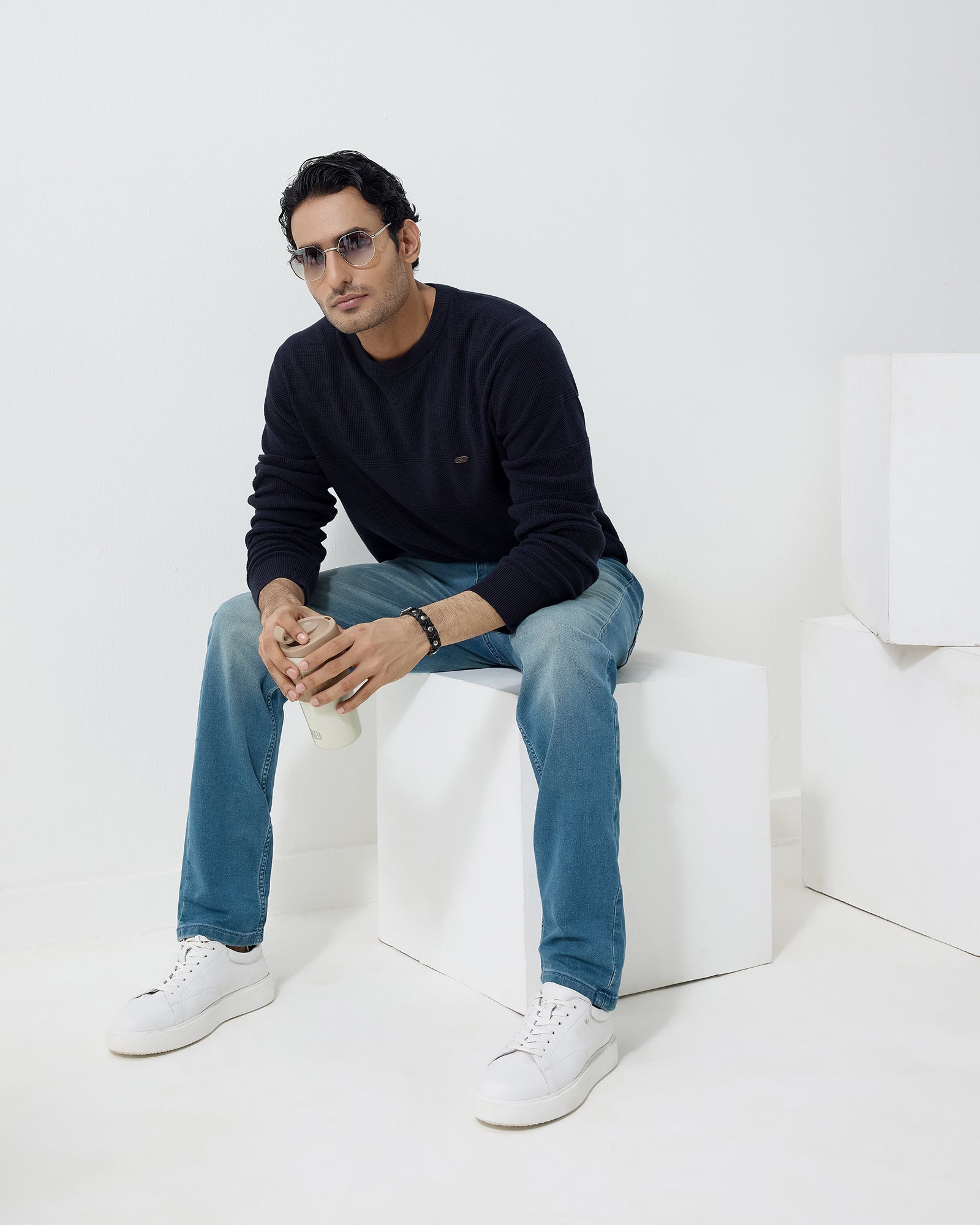 Indigo Ultrasoft Slim Comfort Fit Jeans - Branko