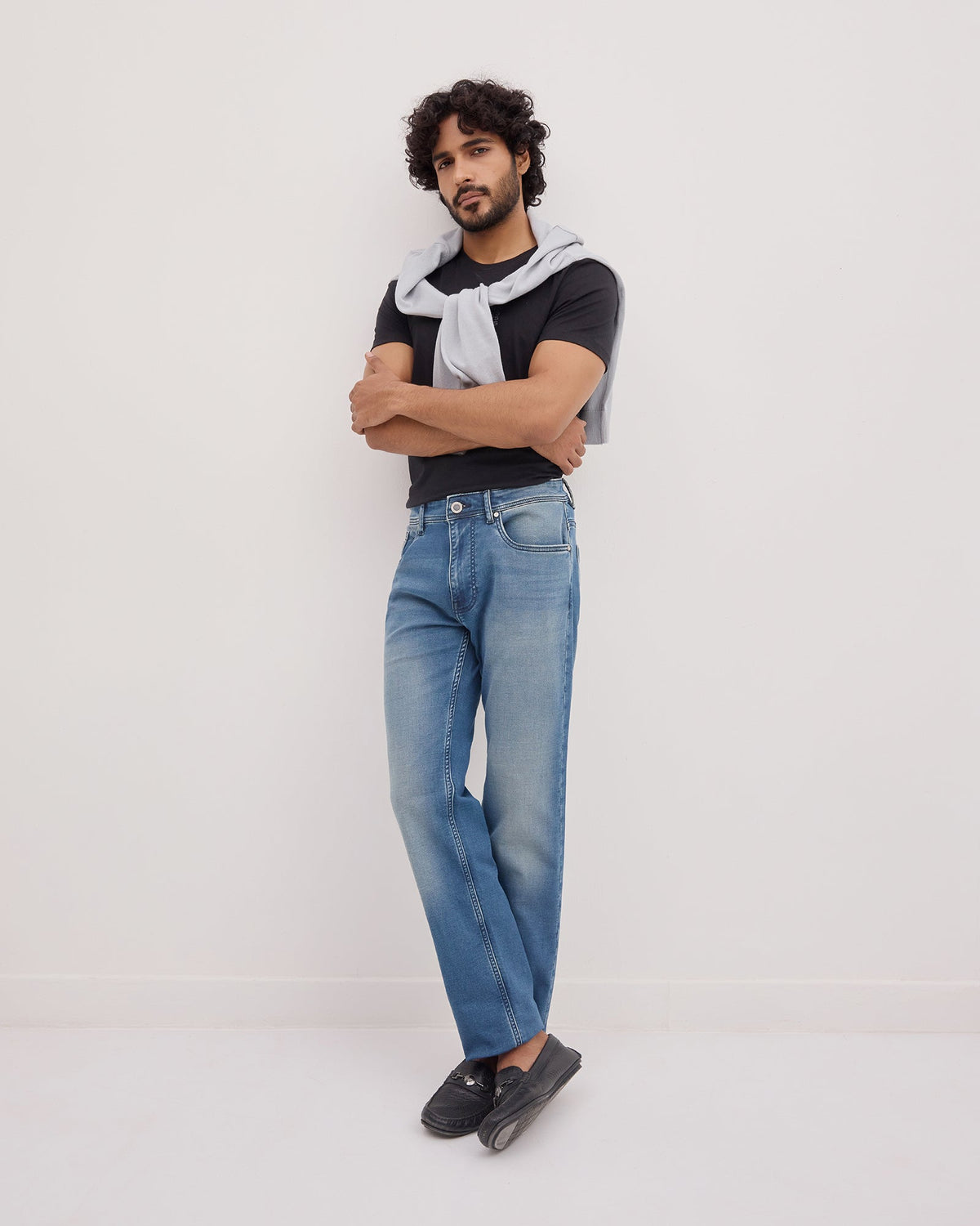 Indigo Ultrasoft Slim Fit Jeans - Dragan
