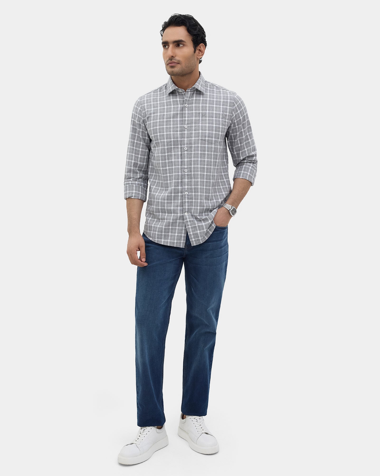 Indigo Ultrasoft Slim Fit Jeans - Greg