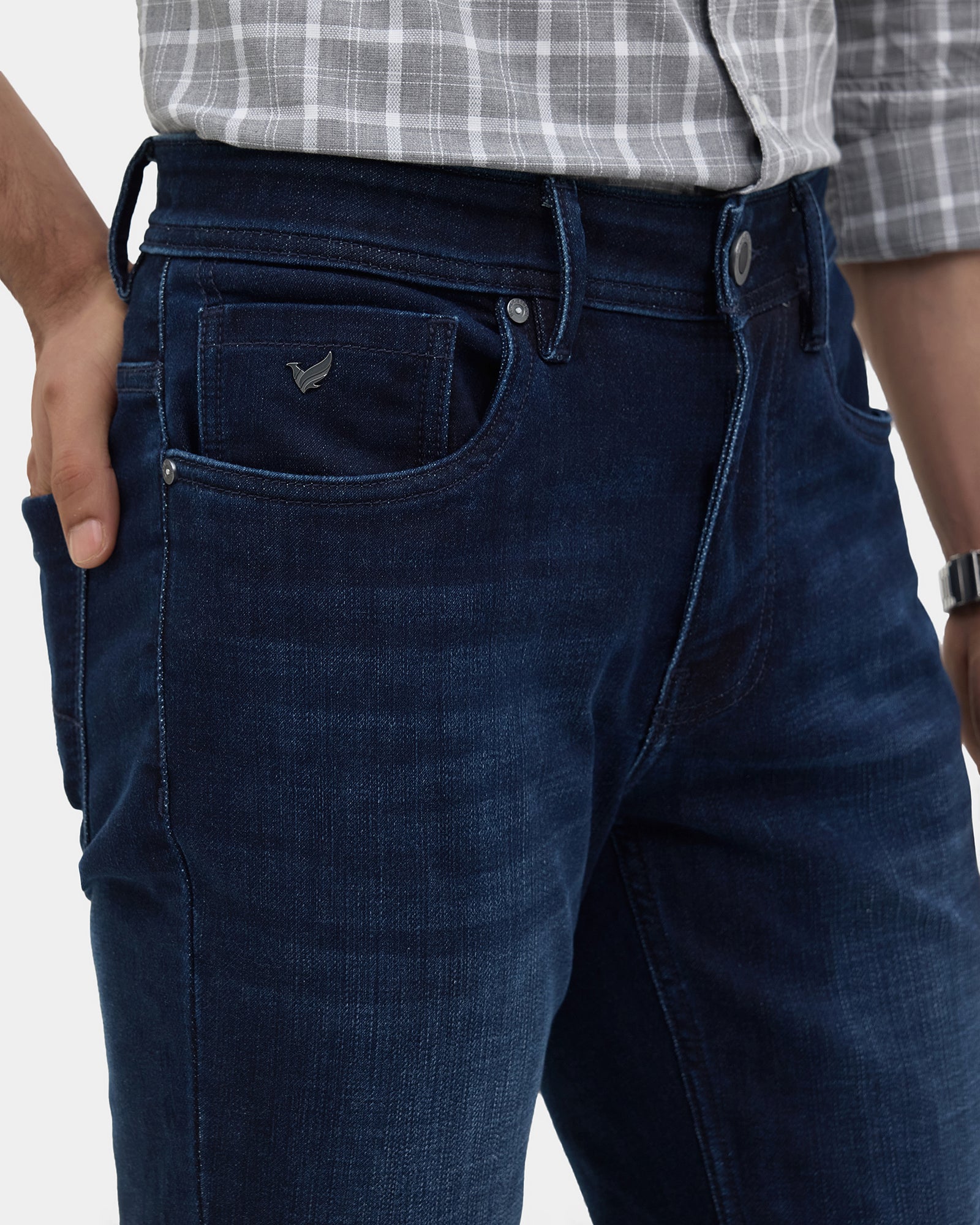 Indigo Ultrasoft Slim Fit Jeans - Simo