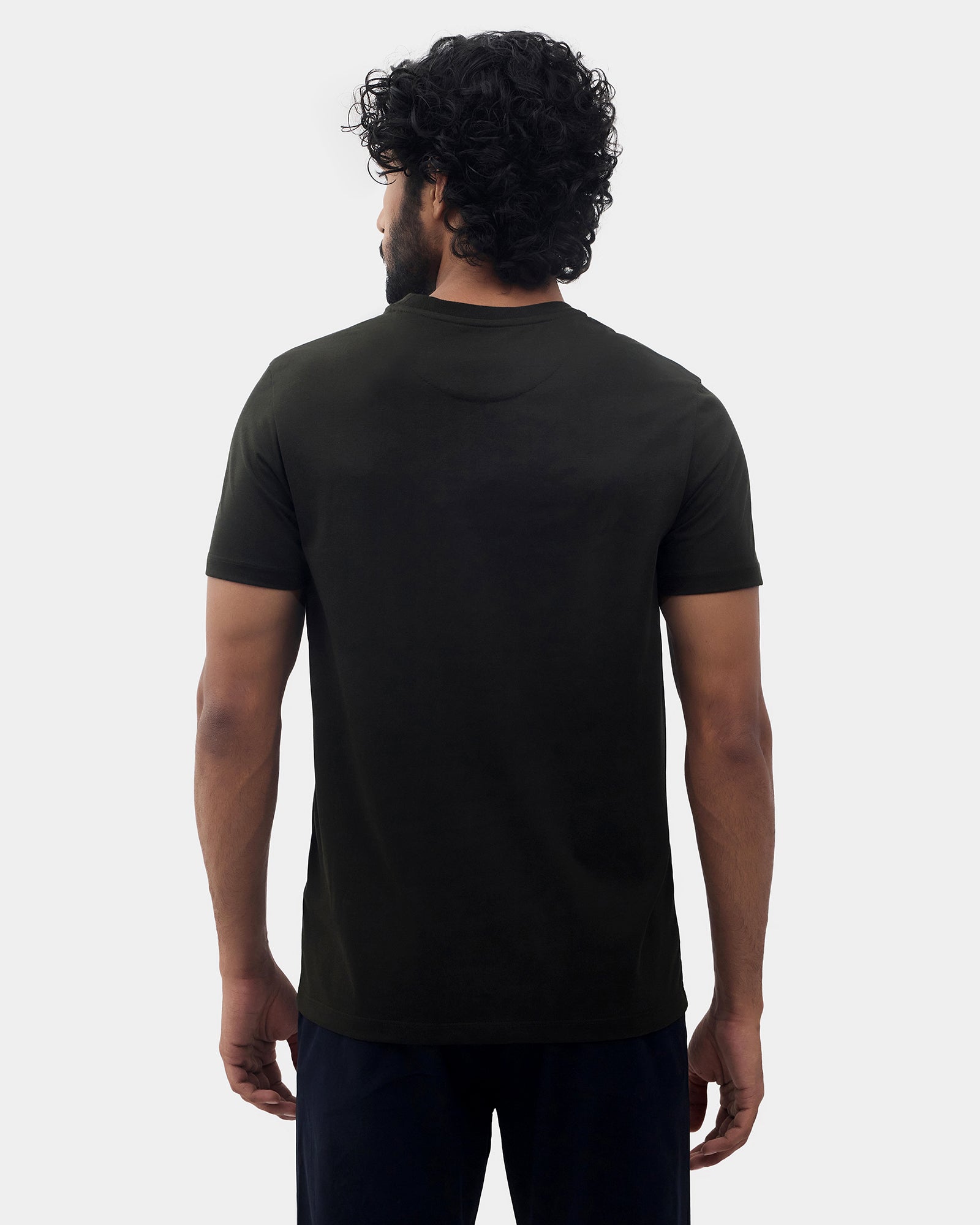 Kelp Crew Neck Printed T-Shirt - Donbei