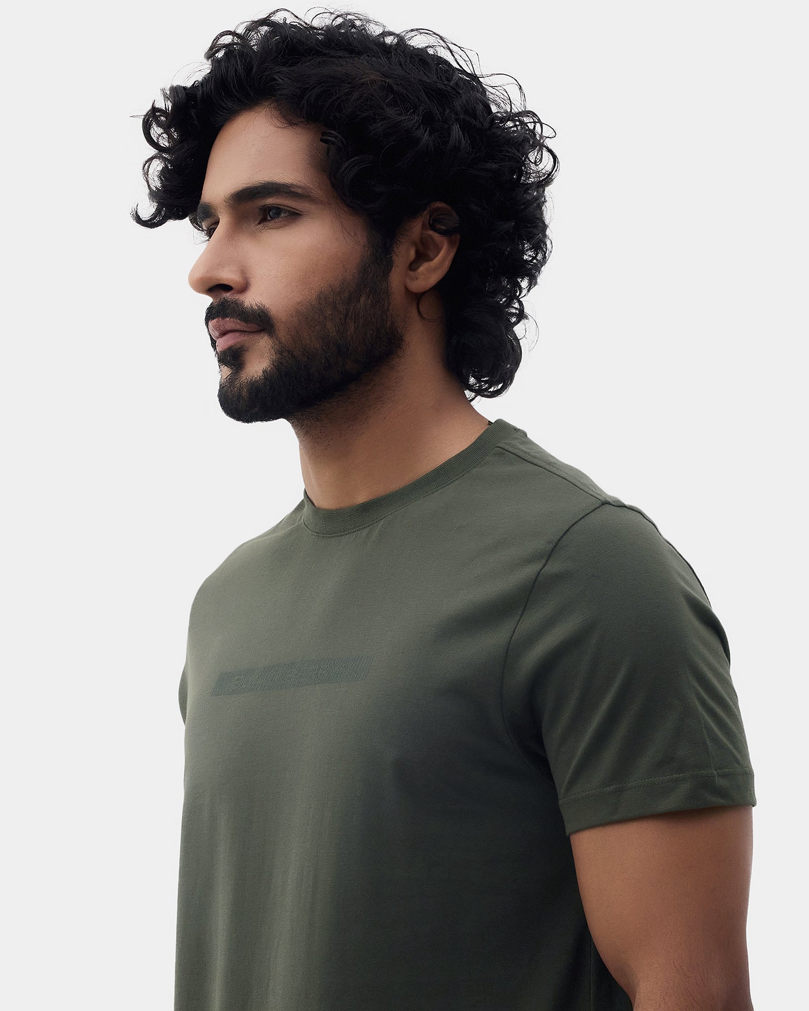 Kelp Crew Neck Printed T-Shirt - Marimo