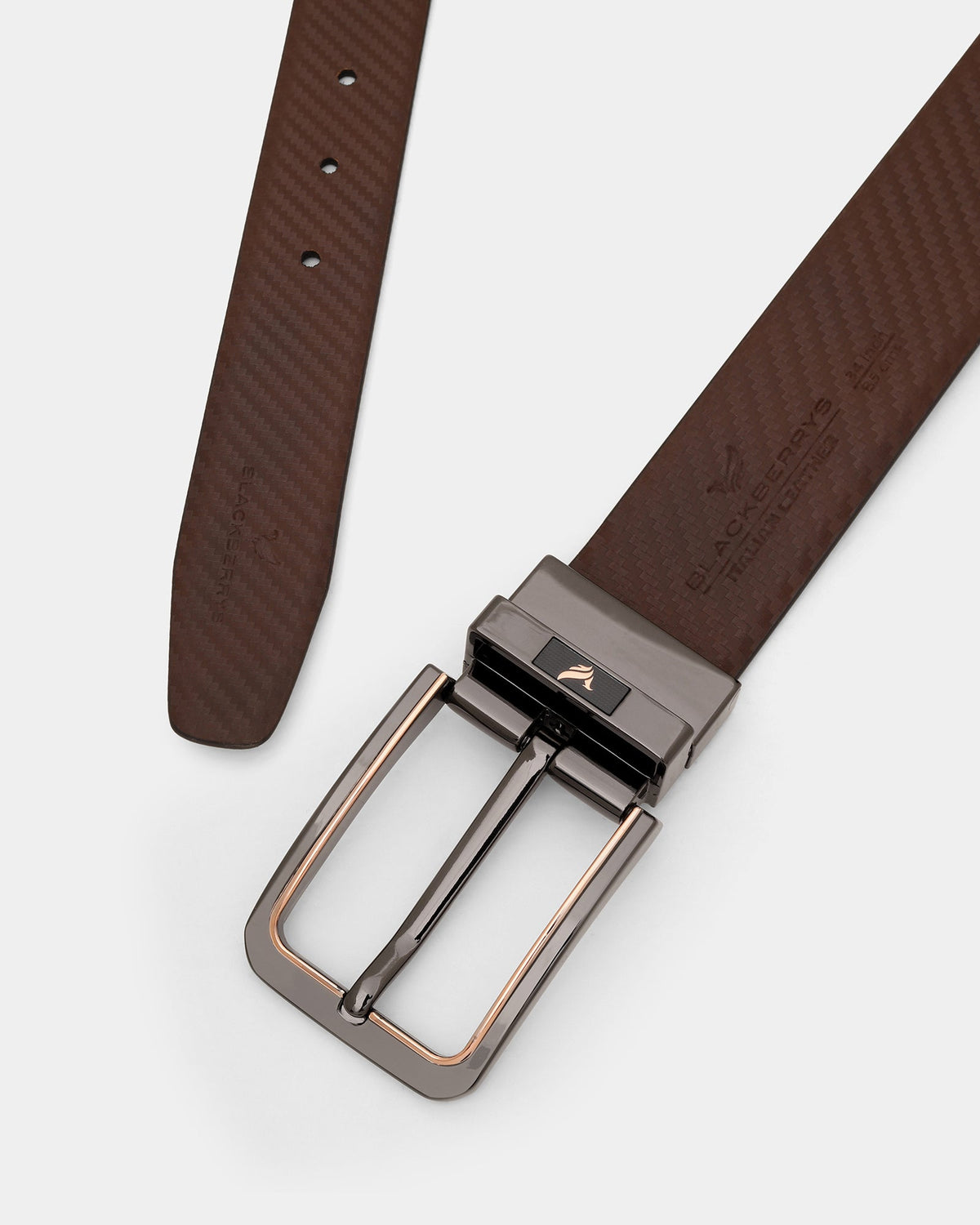 Leather Reversible Black & Brown Belt - Baldwin