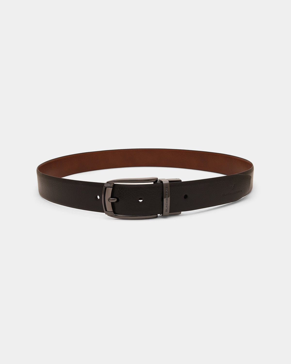 Leather Reversible Black & Tan Belt - Balamy