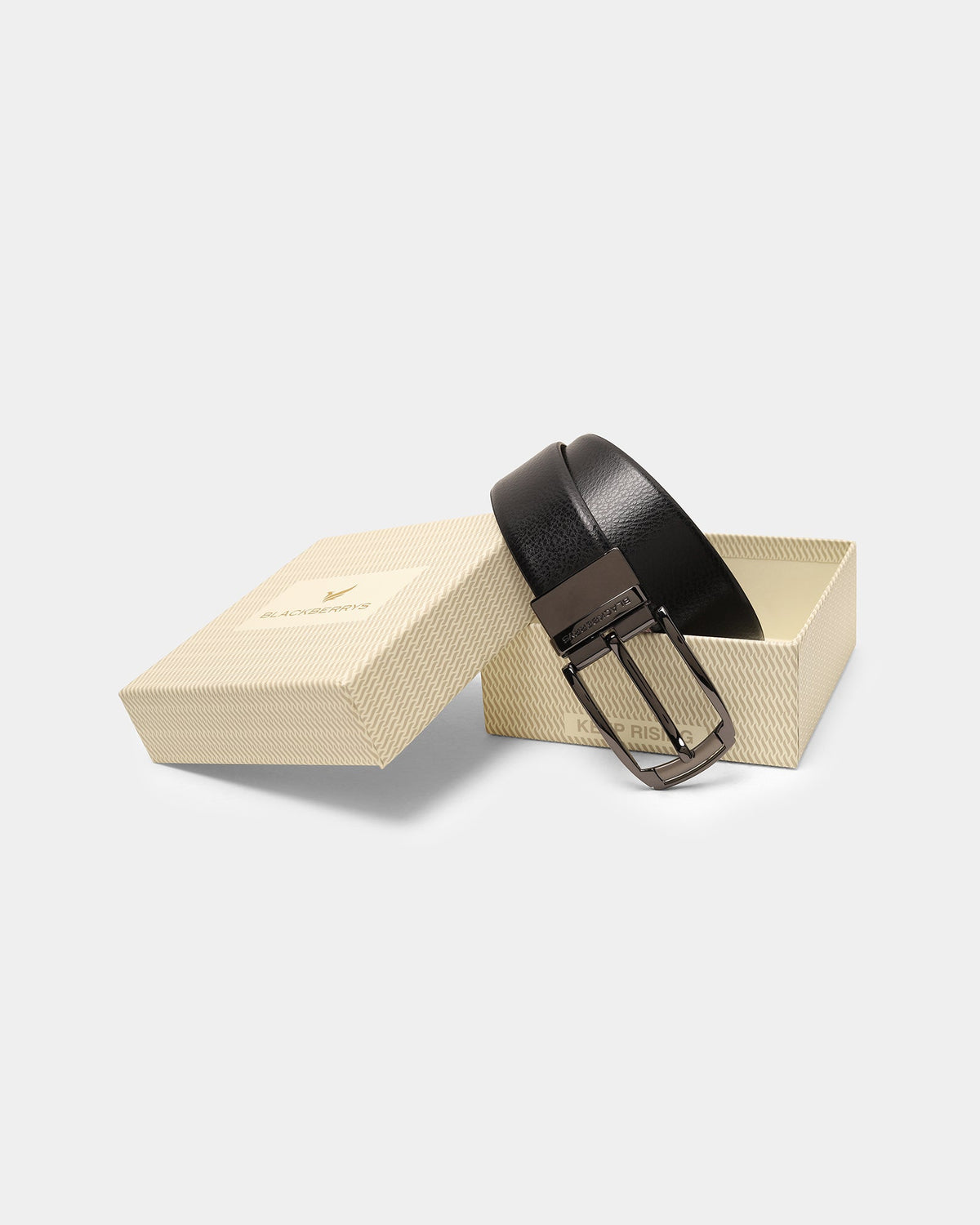 Leather Reversible Black & Tan Belt - Balamy