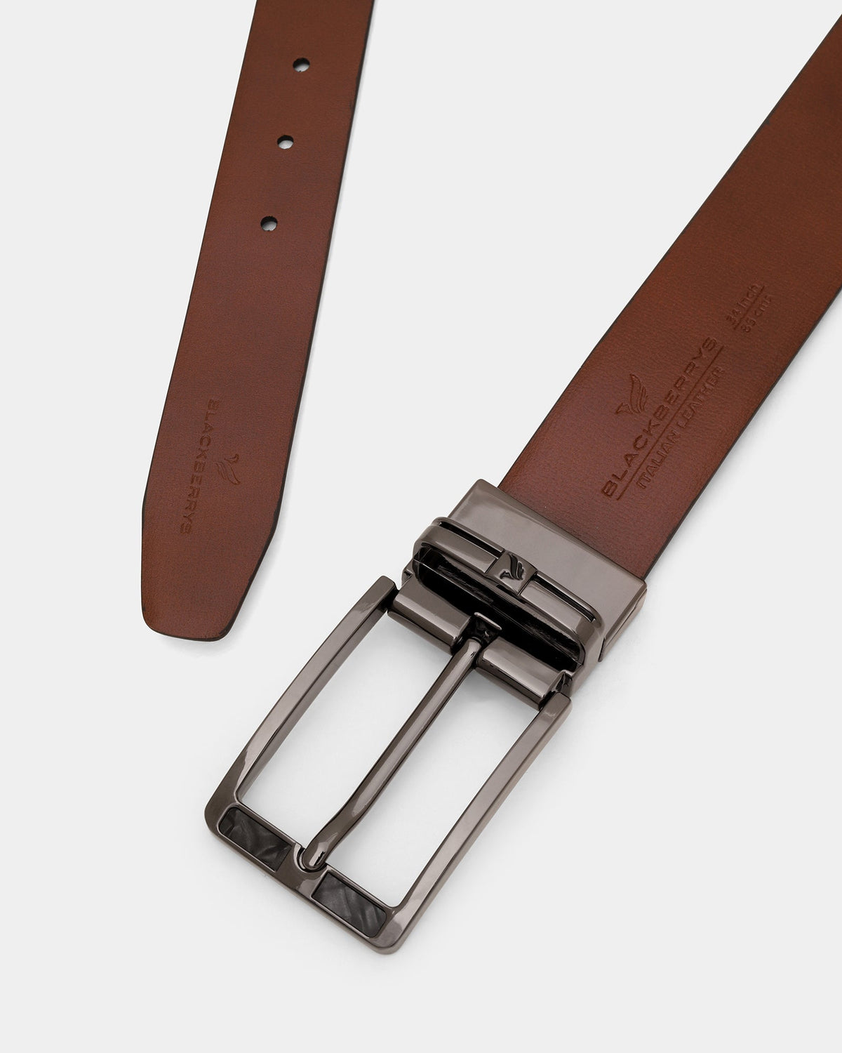 Leather Reversible Black & Tan Belt - Bremen