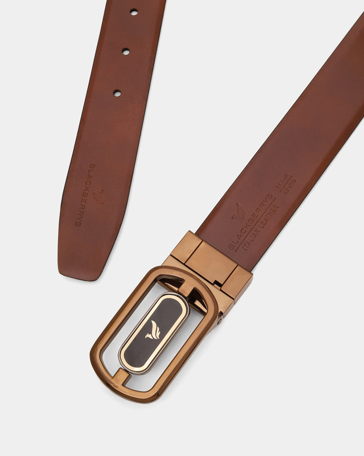 Leather Reversible Brown Tan Belt - Balfour