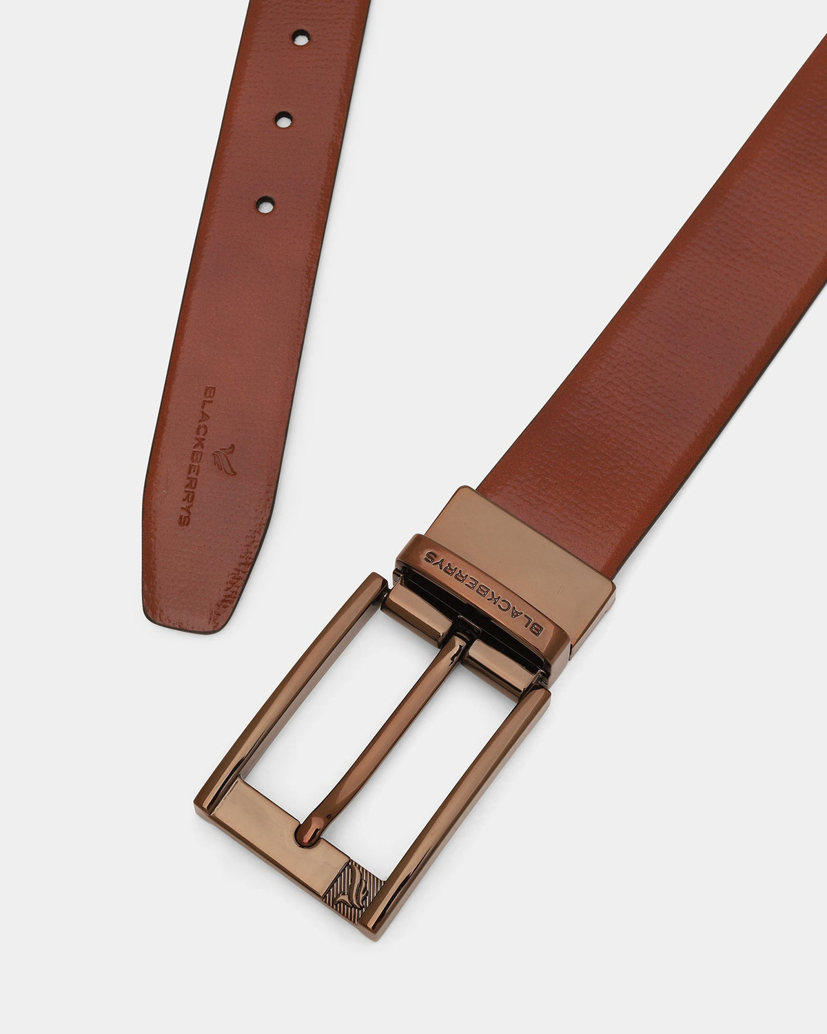 Leather Reversible Tan & Black Belt - Boswell