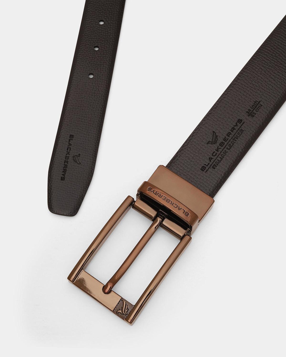 Leather Reversible Tan & Black Belt - Boswell