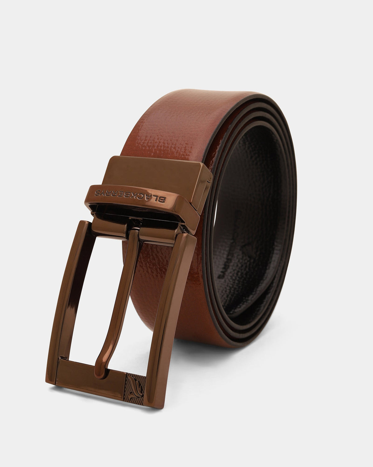 Leather Reversible Tan & Black Belt - Boswell