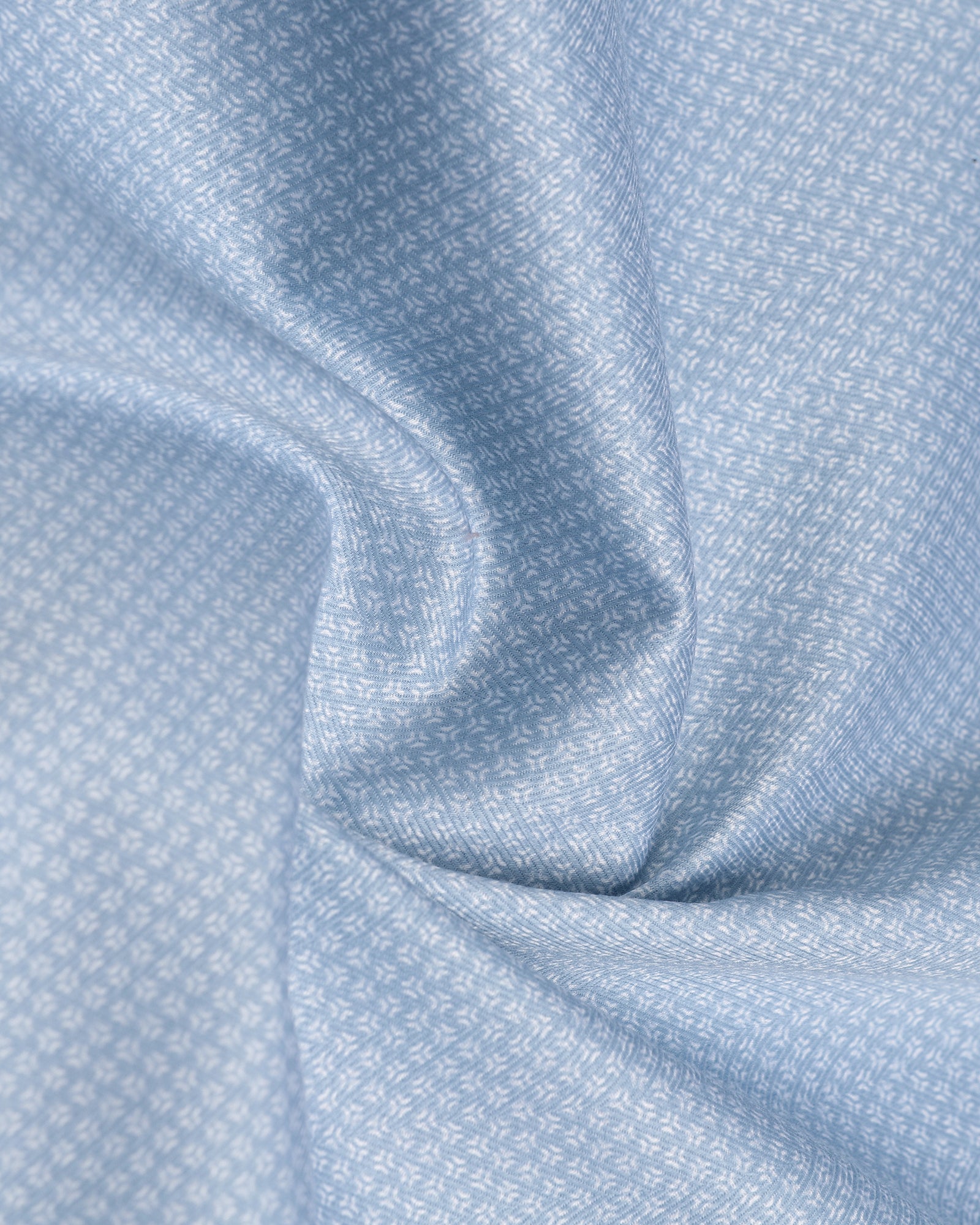 Light Blue Printed Shirt - Fridge