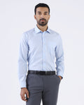Light Blue Non Iron Textured Shirt - Esme
