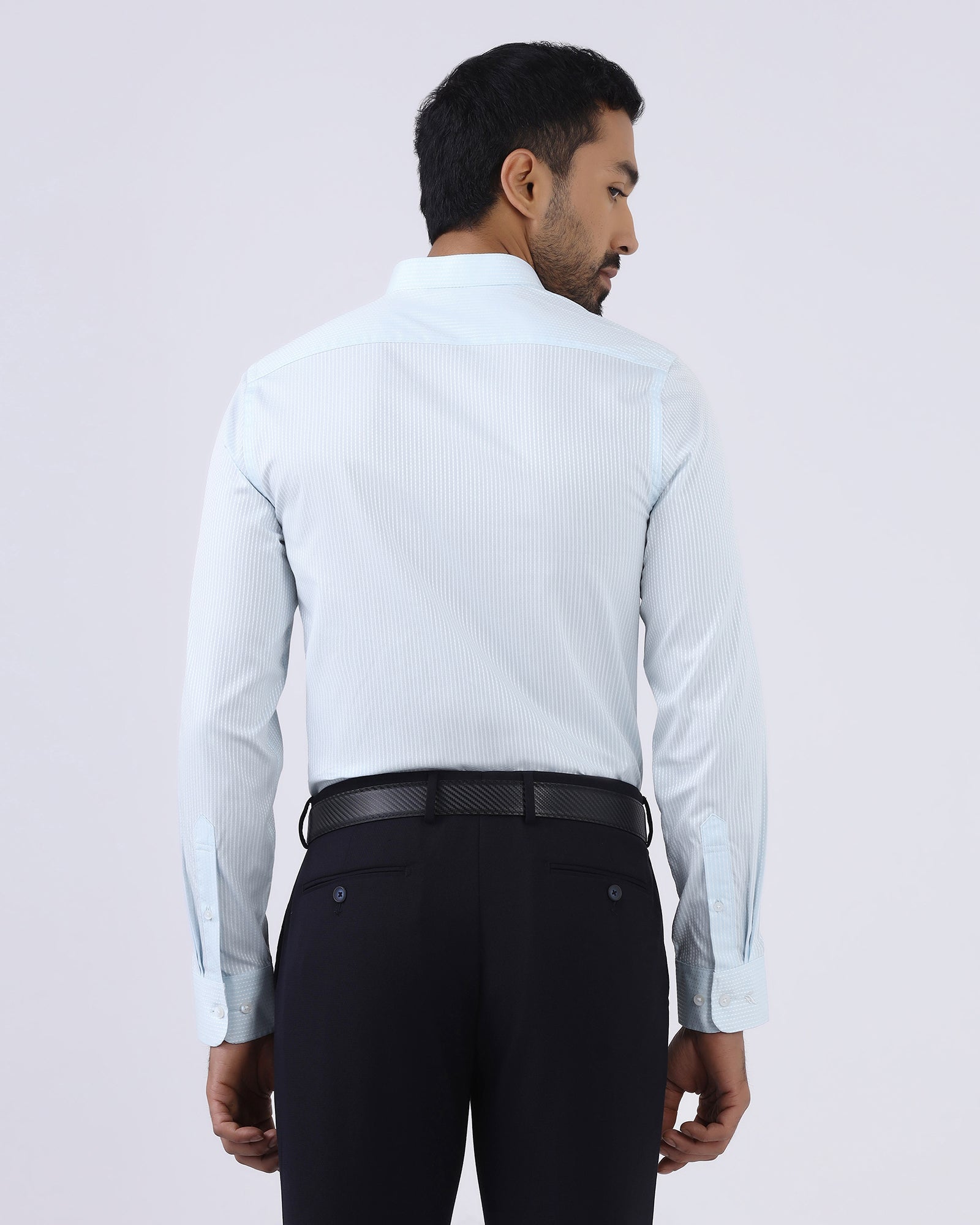 Light Blue Stripe Shirt - Floss