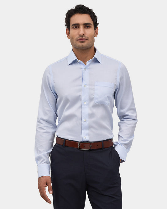 Light Blue Textured Shirt - Venue