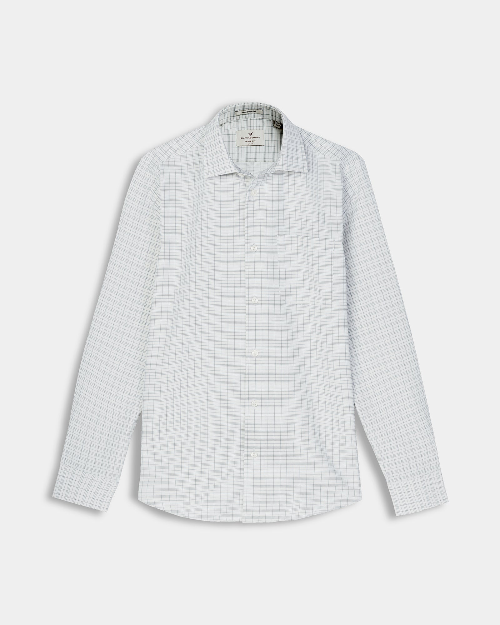 Light Grey Non Iron Check Shirt - Eloy E