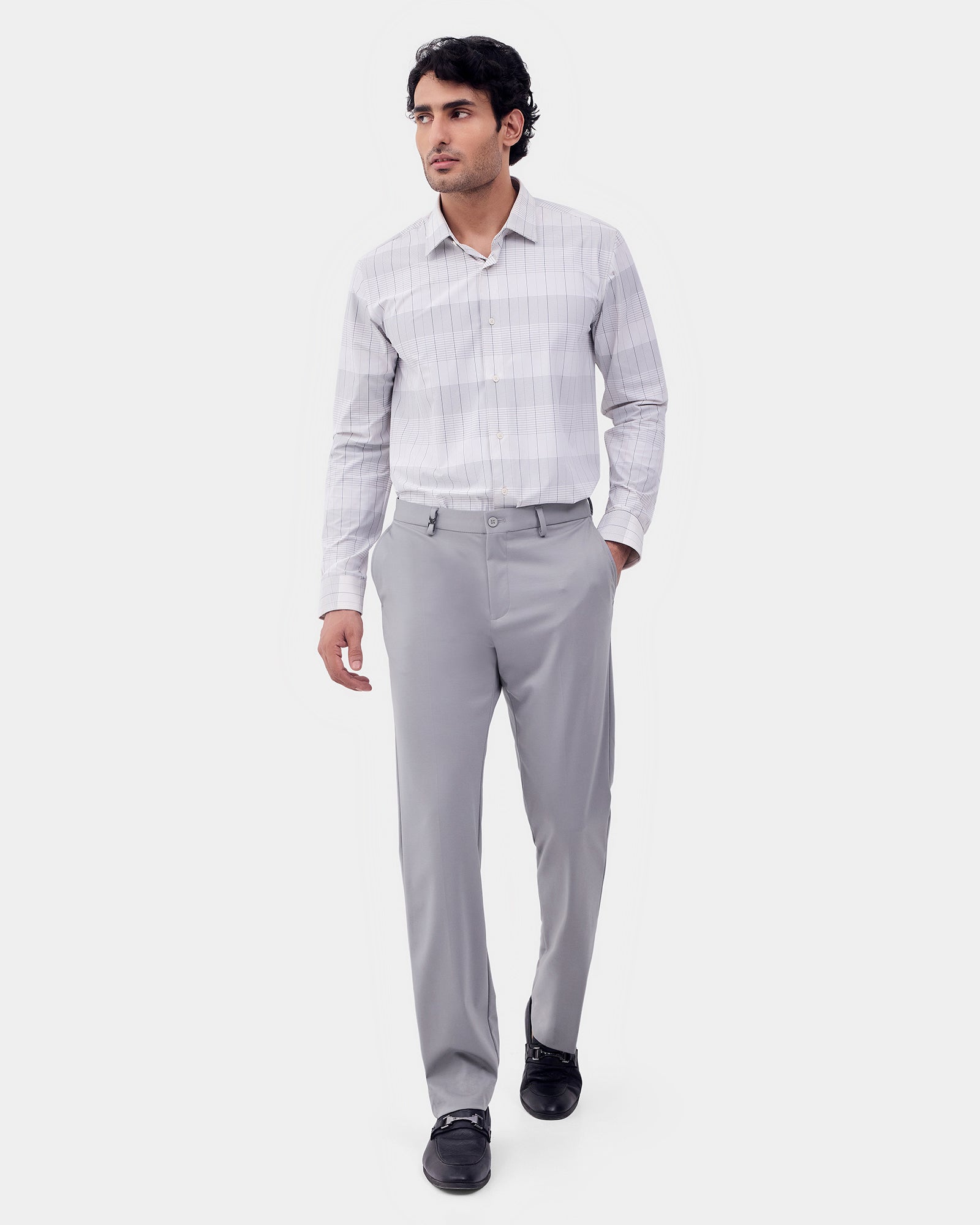 Light Grey TechPro Solid Trouser - Explorer