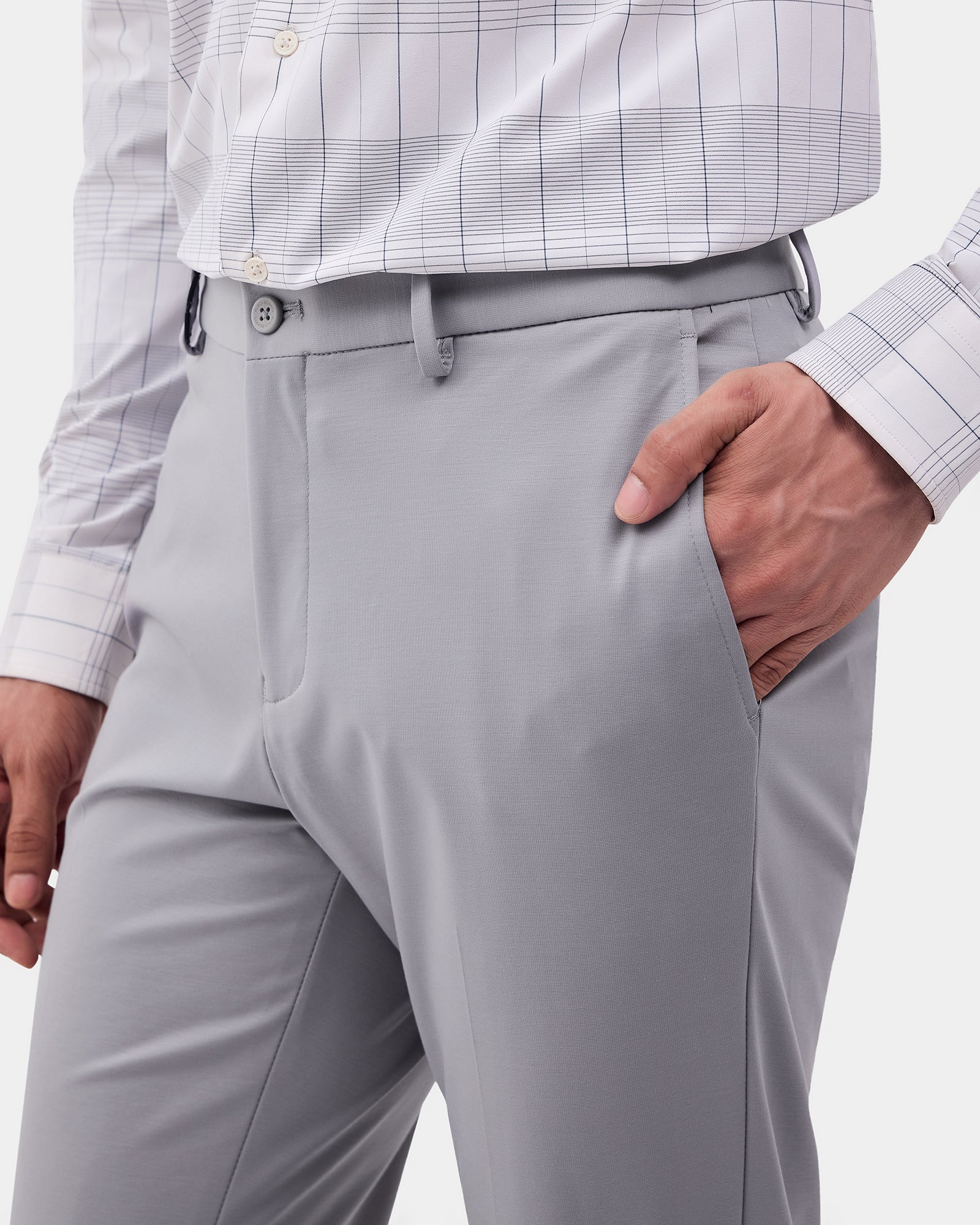 Light Grey TechPro Solid Trouser - Explorer
