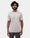 Light Grey Crew Neck Solid T-Shirt - Ginjiro