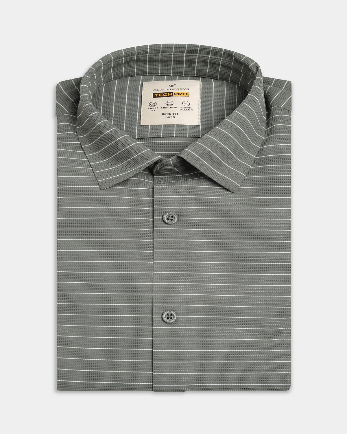 Light Olive Techpro Stripe Shirt - Dizzy