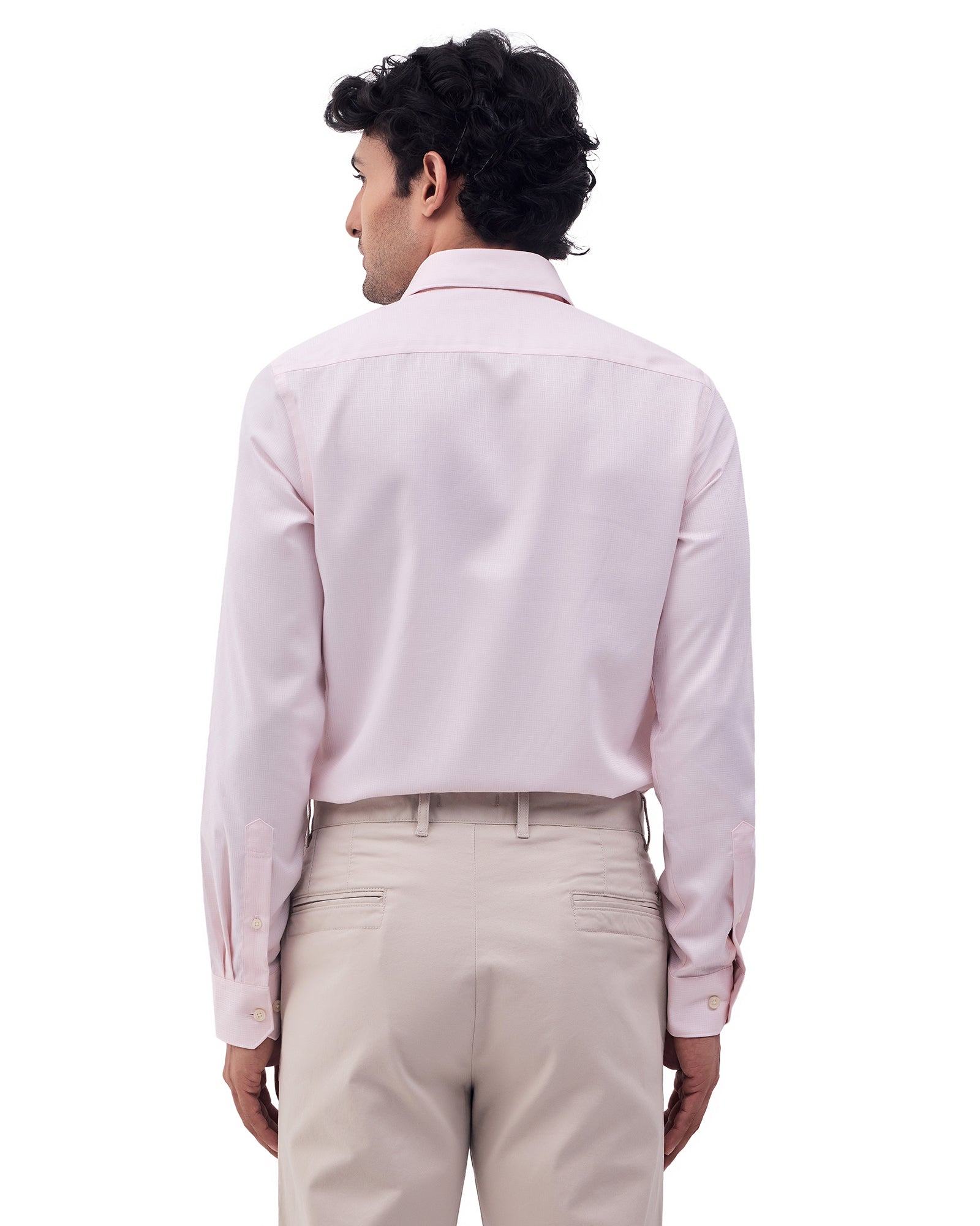 Light Pink Textured Shirt - Felder